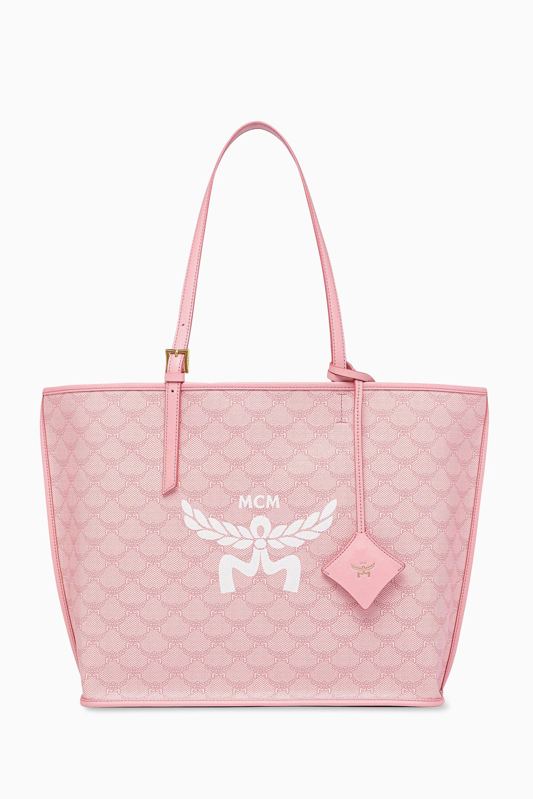 MCM o1mt1gz0426 Size: OS / Medium Himmel Shopper Tote Bag Pink Size ONE SIZE - 1 Thumbnail