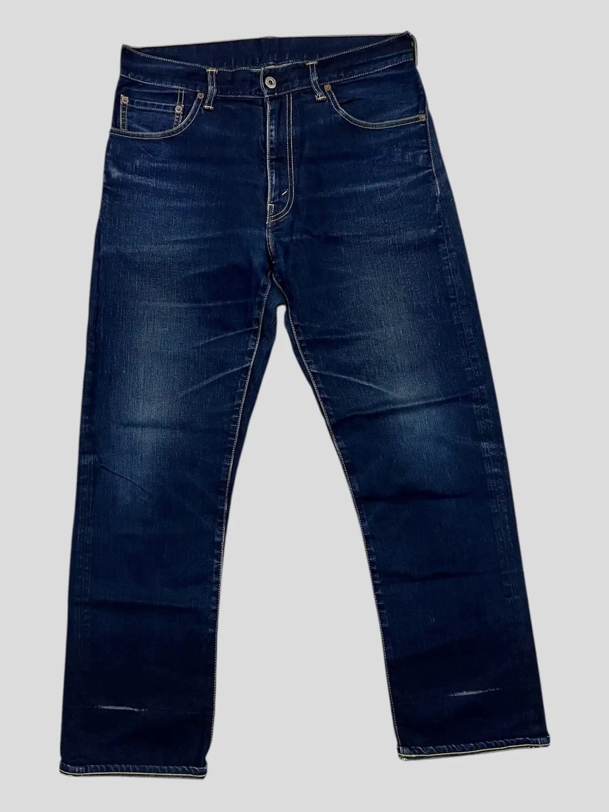 Comme des Garcons Homme AW14 Comme des Garcons Homme Runway Zipper Fly Denim Jeans Size US 32 / EU 48 - 2 Thumbnail