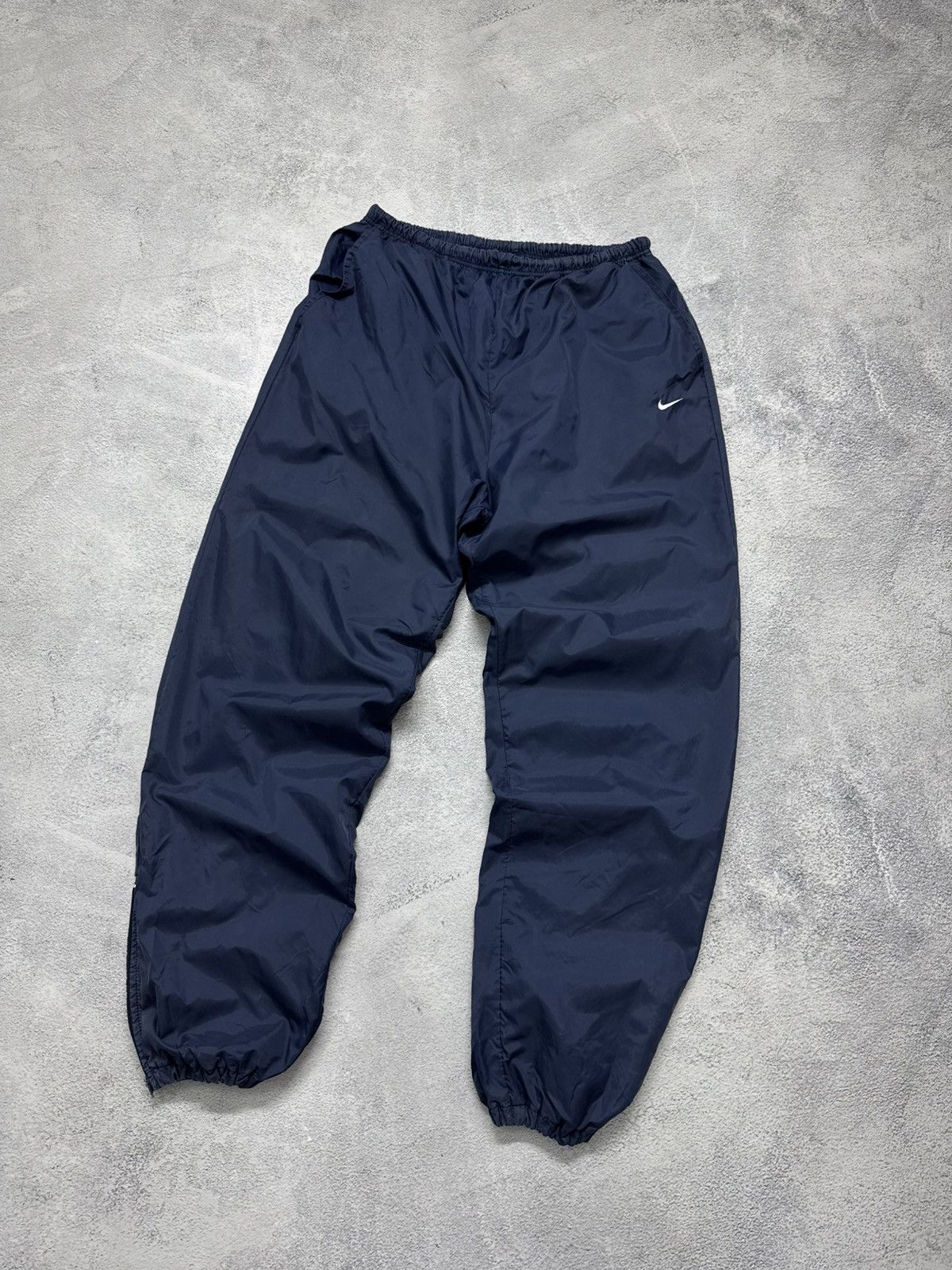 Nike Vintage Y2K Nike Nylon Mini Swoosh Pants 00’s Size US 34 / EU 50 - 1 Thumbnail