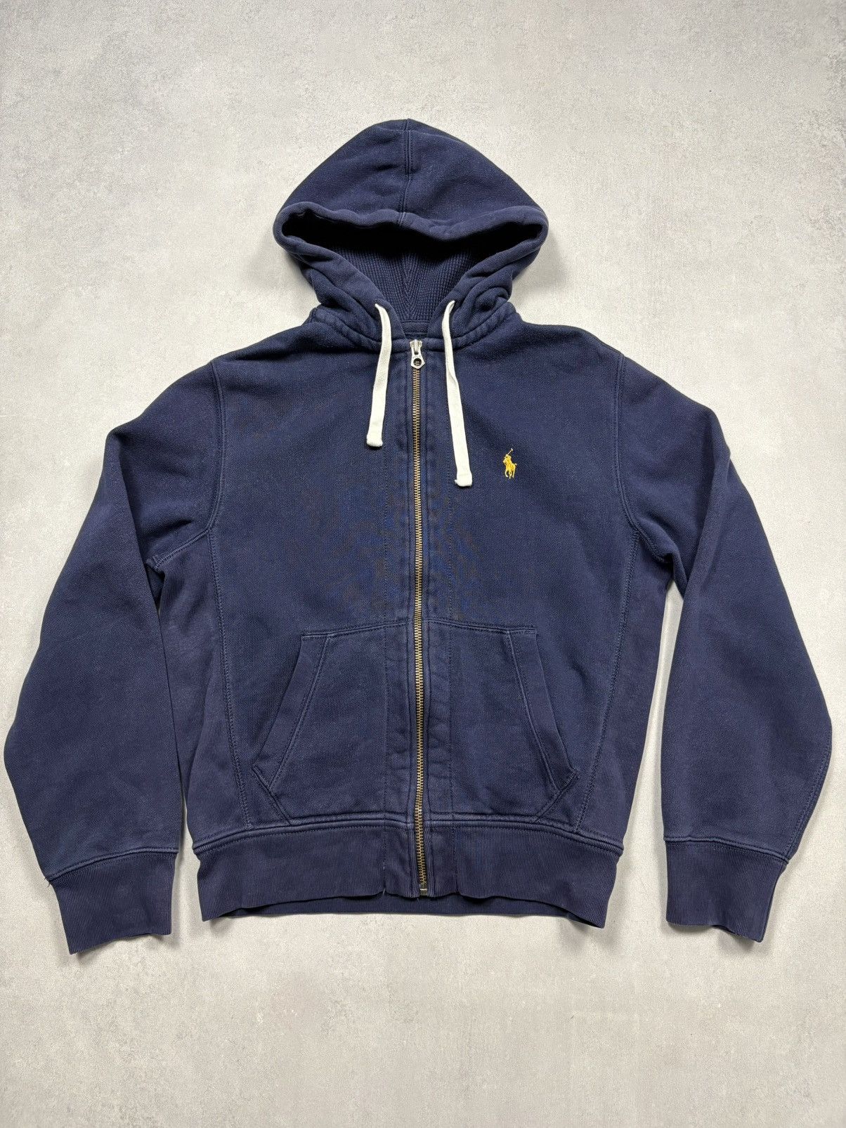 Polo Ralph Lauren Vintage Polo Ralph Lauren Full Zip Logo Hoodie Navy 90s Y2K Size US S / EU 44-46 / 1 - 1 Thumbnail