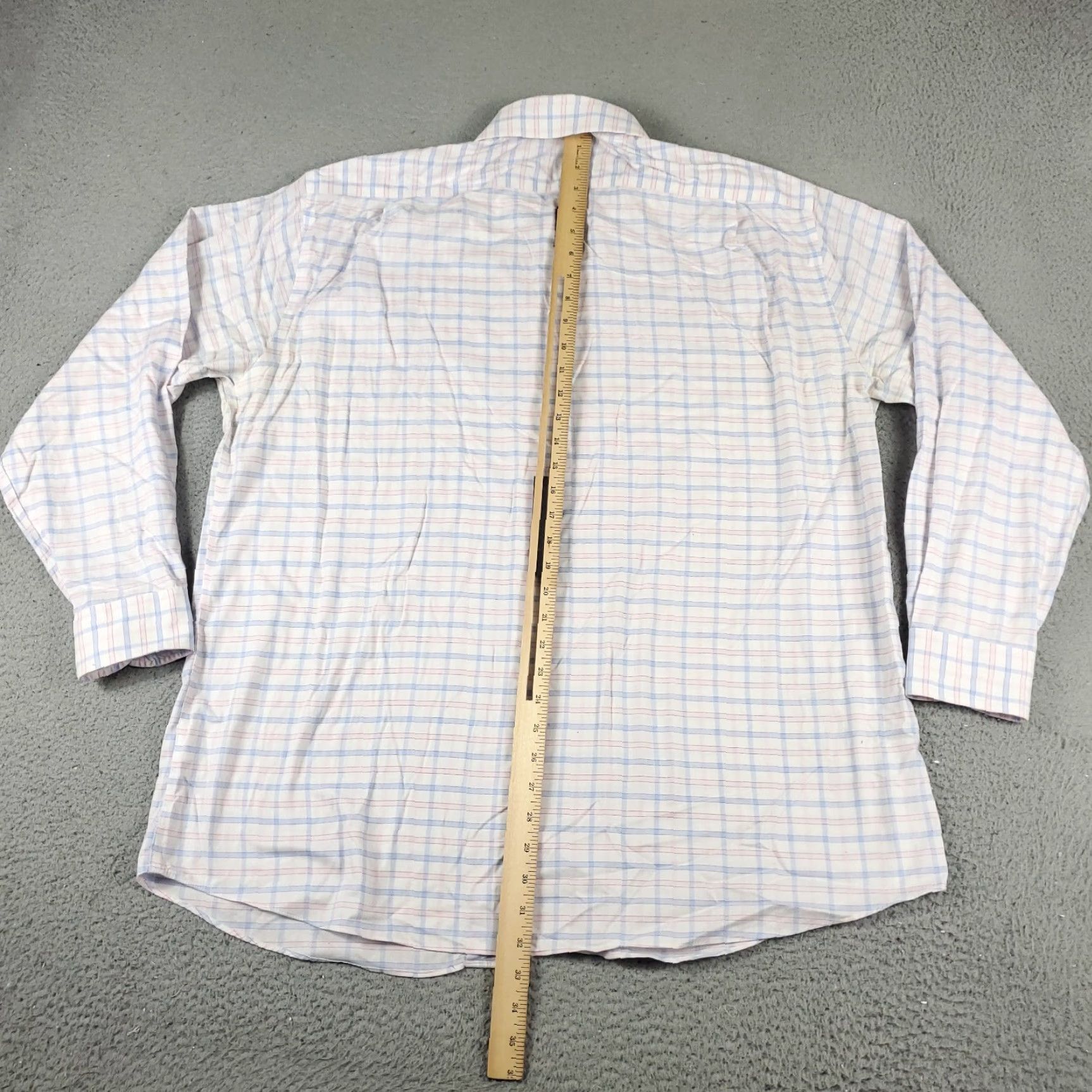 Tommy Hilfiger Tommy Hilfiger Shirt Mens XL Blue Plaid Button-Up Long Sleeve Casual Business Formal Workwear Men’s XL Blue Plaid Shirt Size US XL / EU 56 / 4 - 5 Thumbnail