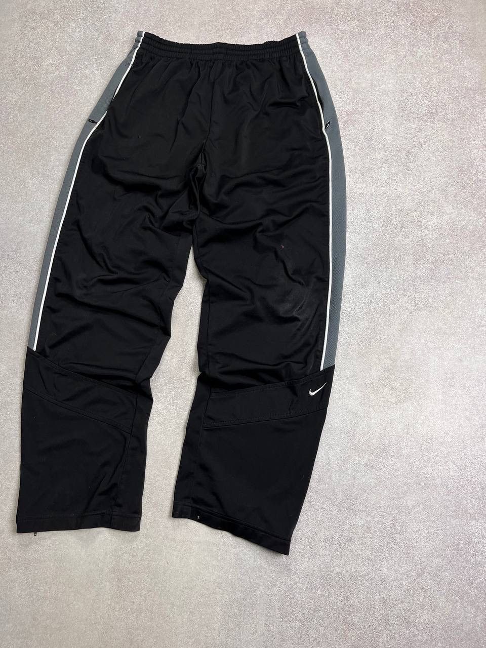 Nike × Vintage VINTAGE NIKE SWOOSH BAGGY FLARED TRACK PANTS Y2K M Size US 32 / EU 48 - 2 Thumbnail