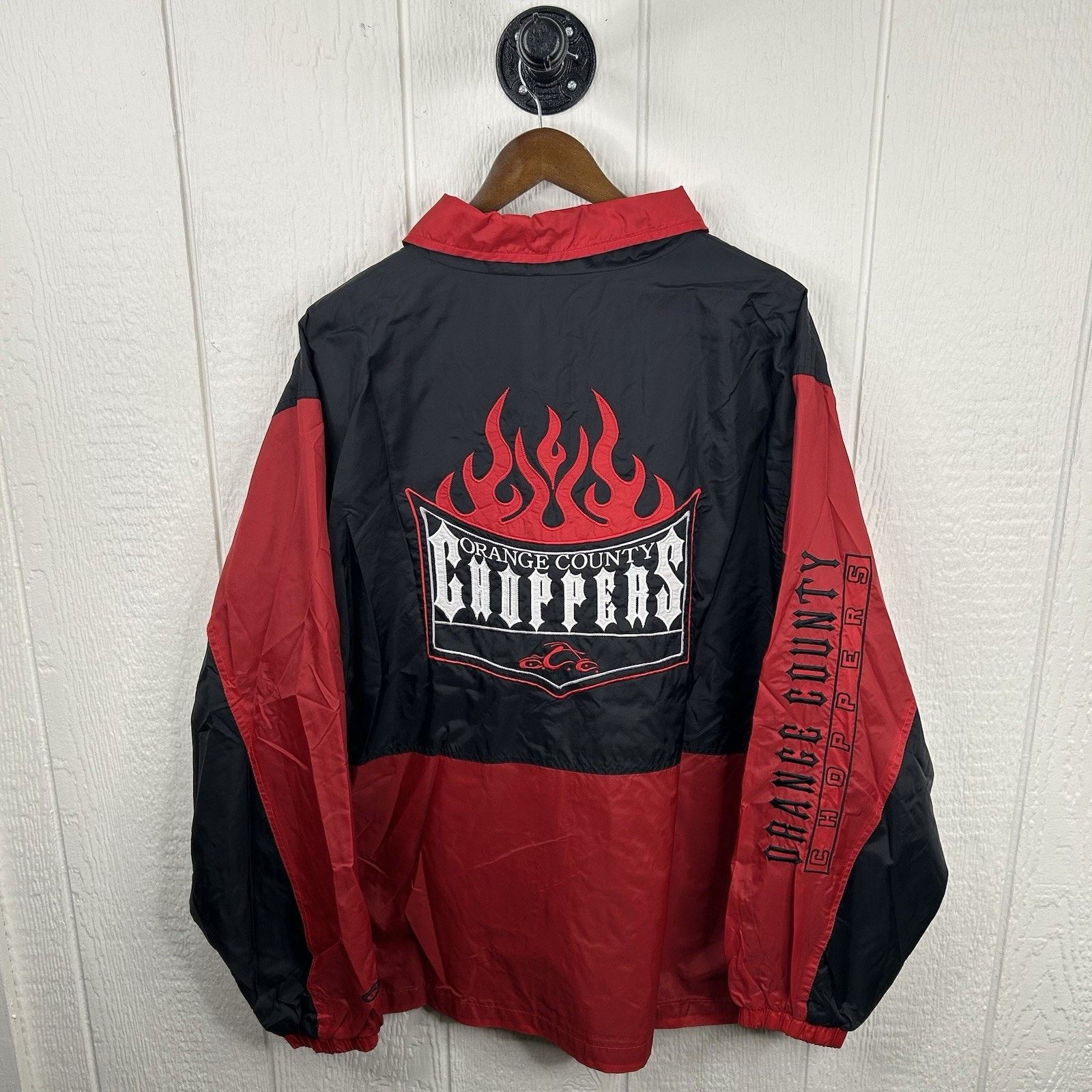 West Coast Choppers County Choppers Full Zip Black & Red Windbreaker Size 2XL Size US XXL / EU 58 / 5 - 1 Thumbnail