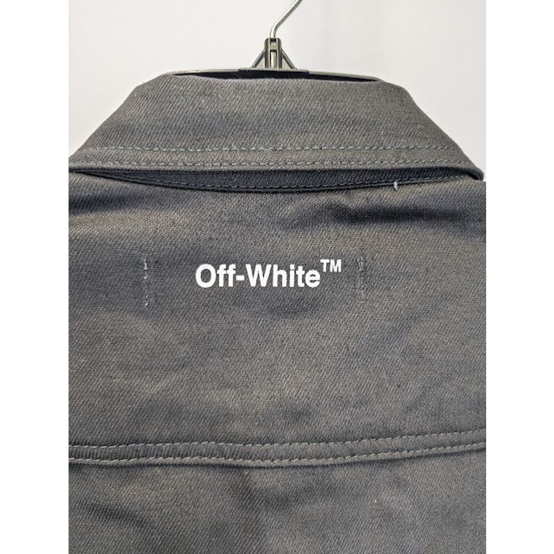 Off-White o1rshd1 Single Arrow Denim Shirt in Black/White Size US XXL / EU 58 / 5 - 11 Thumbnail