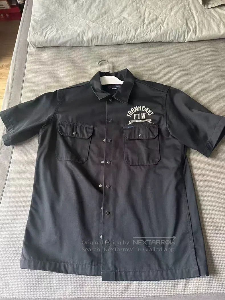 Iron Heart Iron Heart Twill short-sleeved shirt Size US L / EU 52-54 / 3 - 1 Thumbnail