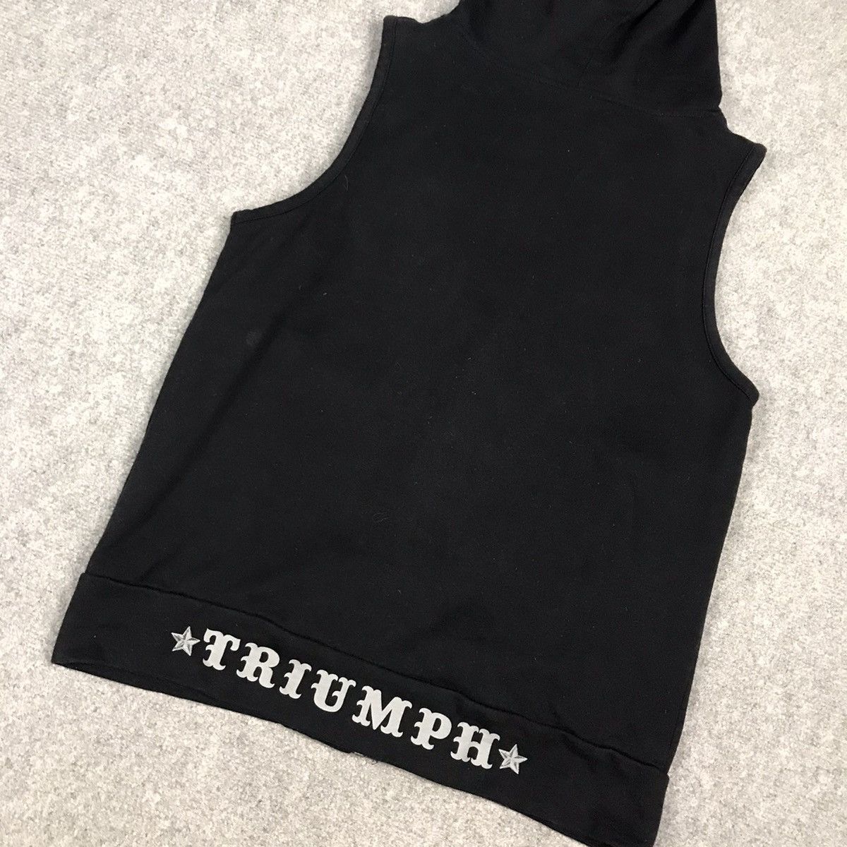 Japanese Brand RUSS.K BLACK VEST PUNK BLACK STYLE Size US S / EU 44-46 / 1 - 7 Thumbnail