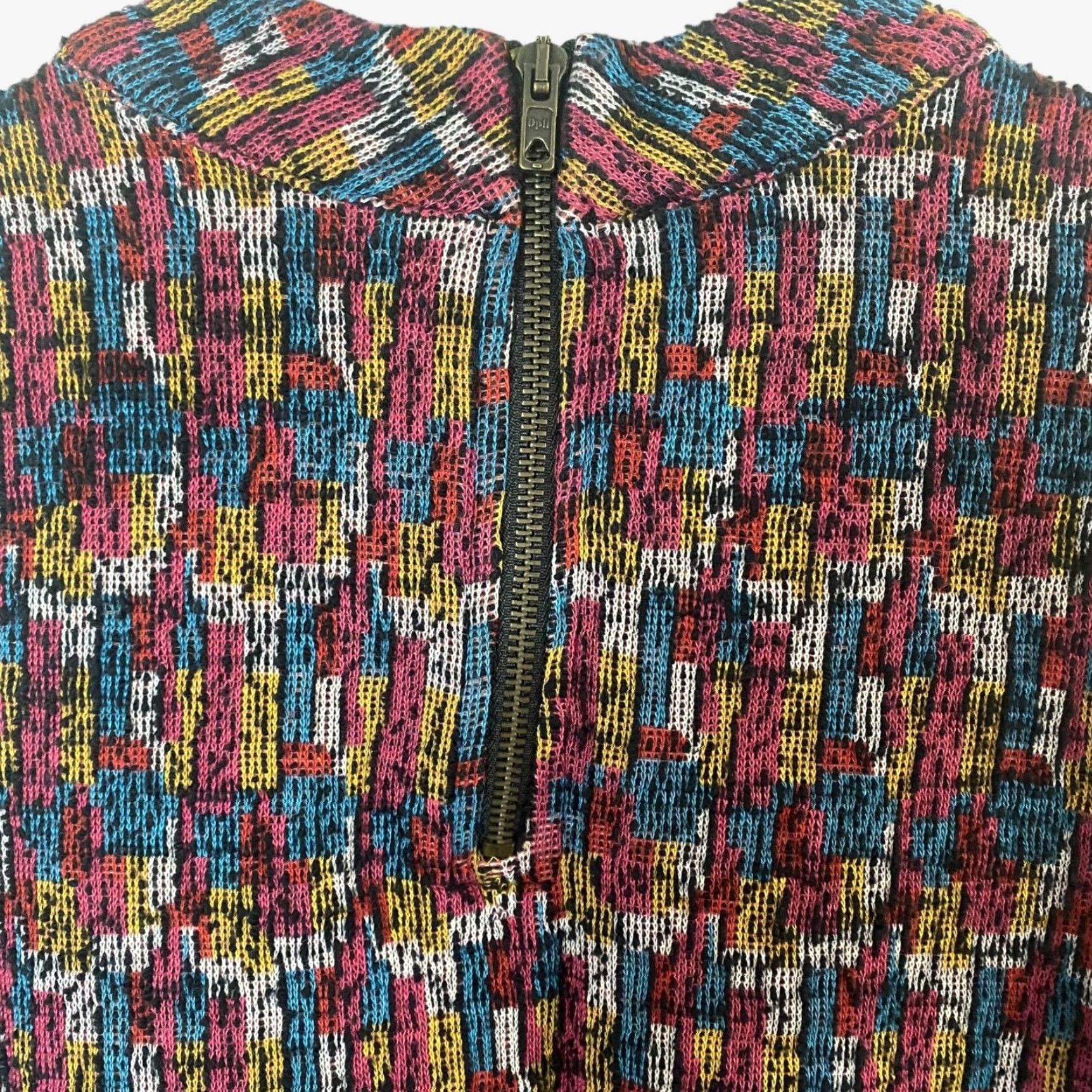 Anthropologie Anthropologie Akemi + Kin Petra Mockneck Sleeveless Top Women Small Multi Geometric Tank Chic Womens Size S / US 4 / IT 40 - 6 Thumbnail