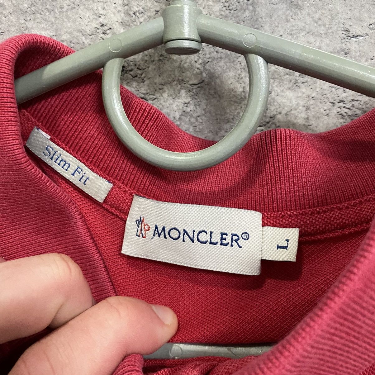Moncler Moncler Polo T-shirt Size US L / EU 52-54 / 3 - 9 Thumbnail