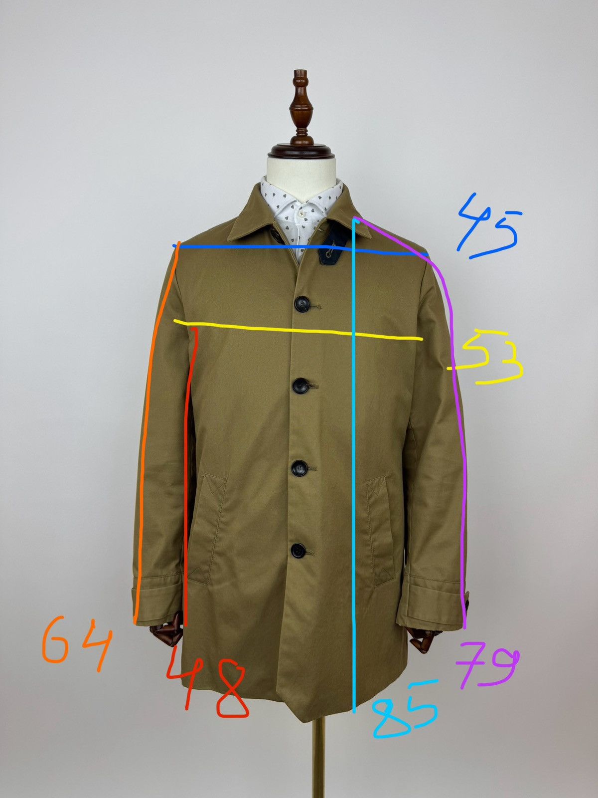 Oliver Sweeney Oliver Sweeney Trench Coat Mens Size S Size US S / EU 44-46 / 1 - 14 Thumbnail