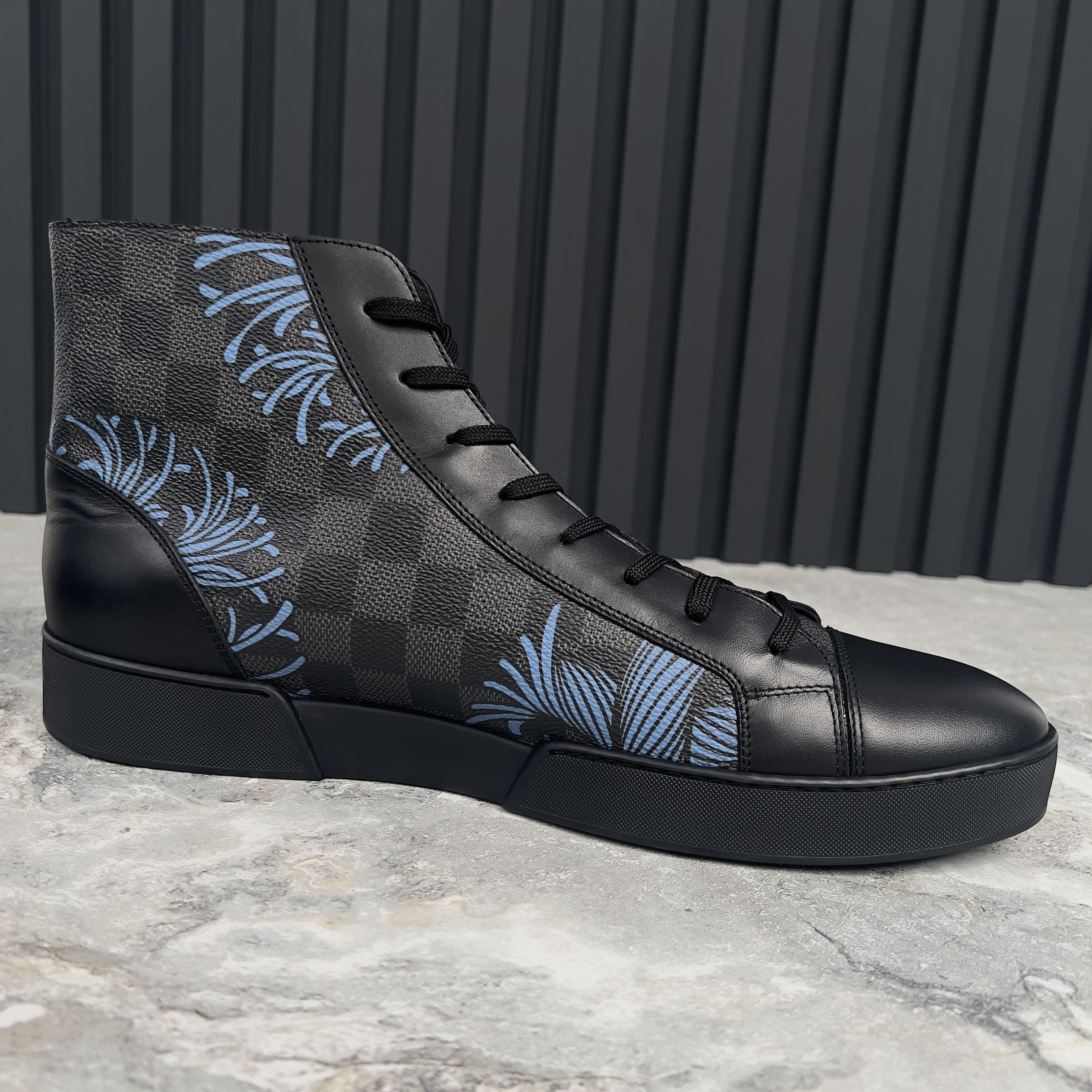 Louis Vuitton Louis Vuitton Match Up Kim Jones Sneaker Damier Leather Size US 11.5 / EU 44-45 - 8 Thumbnail