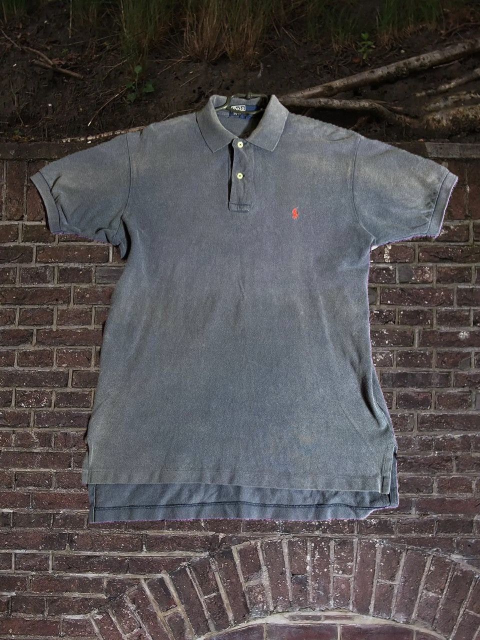 Polo Ralph Lauren × Ralph Lauren × Vintage Polo Ralph Lauren Vintage Tee basic Logo Drill Size US M / EU 48-50 / 2 - 1 Thumbnail