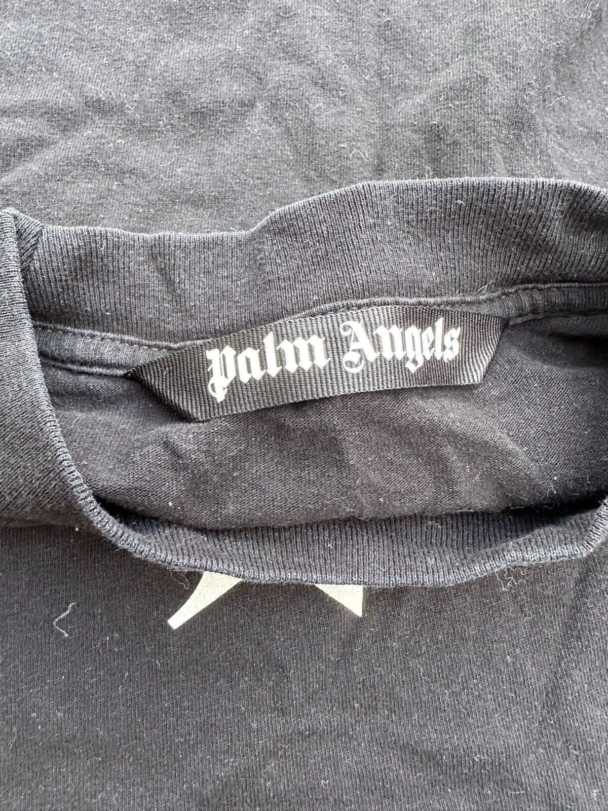 Palm Angels Palm Angels T-Shirt Gothic Big Logo Black Size US M / EU 48-50 / 2 - 5 Thumbnail