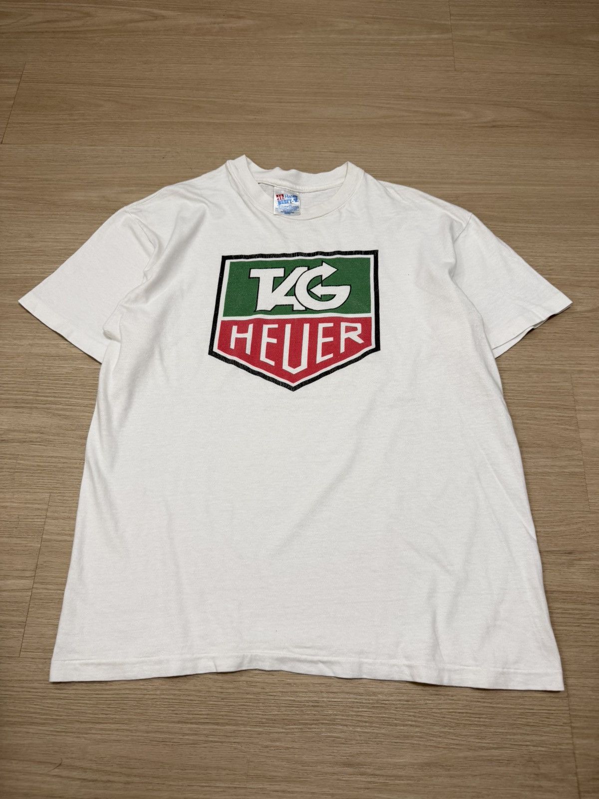 Other Vintage 90s TAG HEUER t-shirt Size US L / EU 52-54 / 3 - 4 Thumbnail