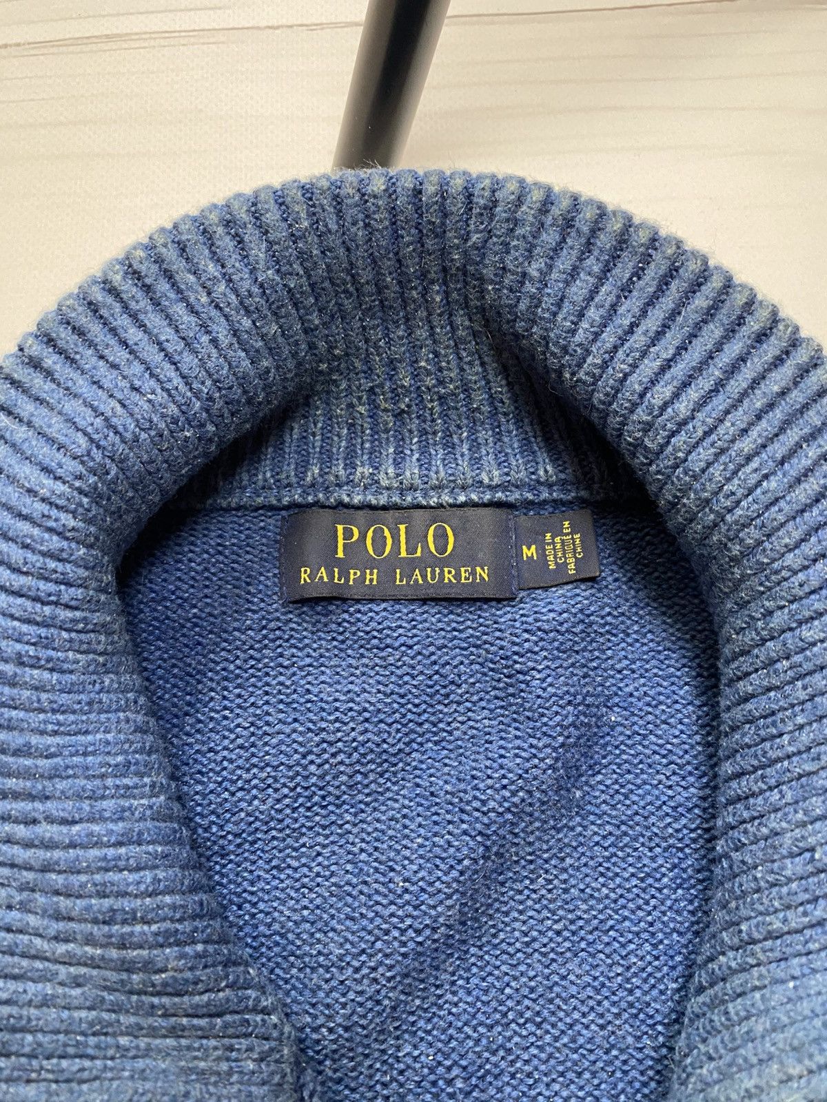 Polo Ralph Lauren Vintage Polo Ralph Lauren 1/4 zip USA faded knit y2k sweater Size US M / EU 48-50 / 2 - 3 Thumbnail