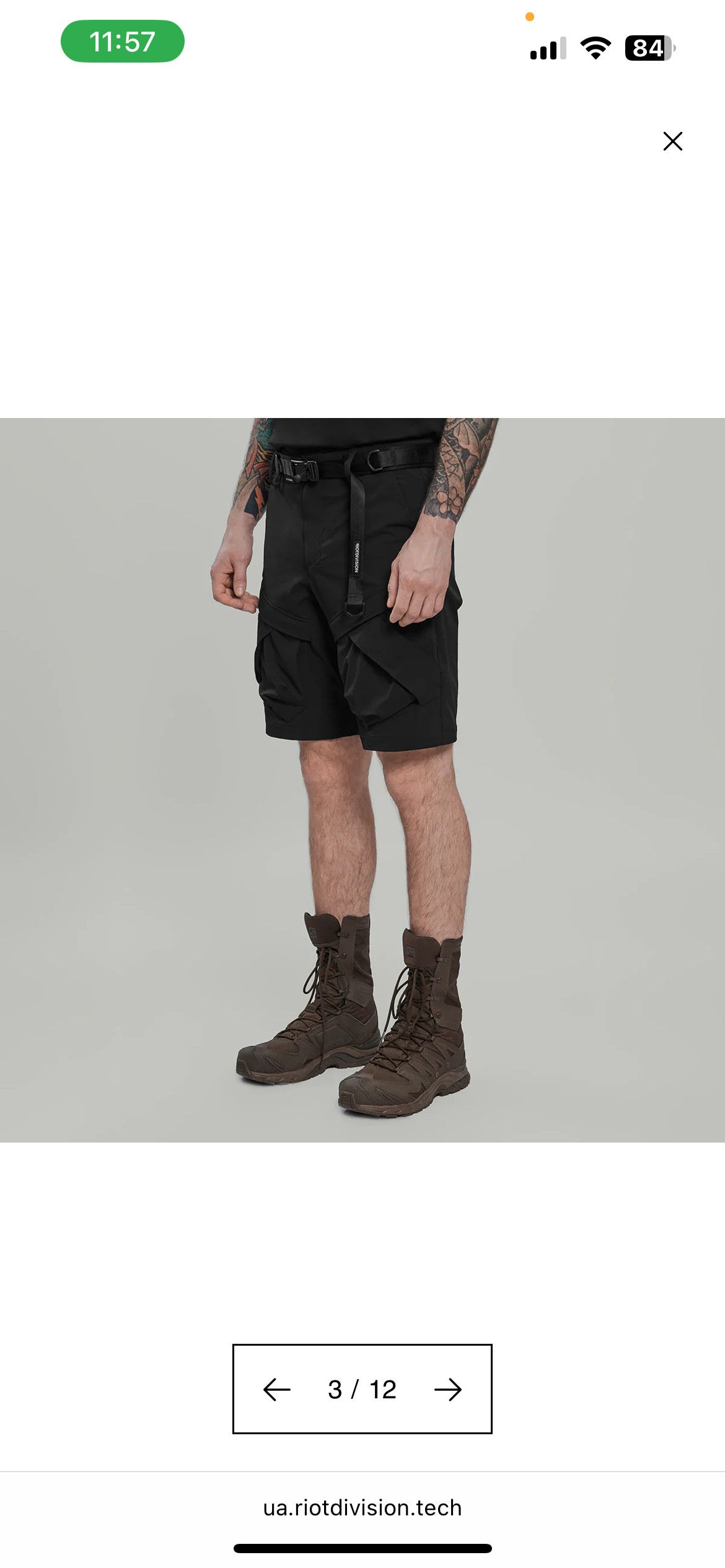 Riot Division RIOT DIVISION 2 POCKETS GEN.3 RD-2PS_GEN3 (SS25) BLACK Size US 36 / EU 52 - 10 Thumbnail