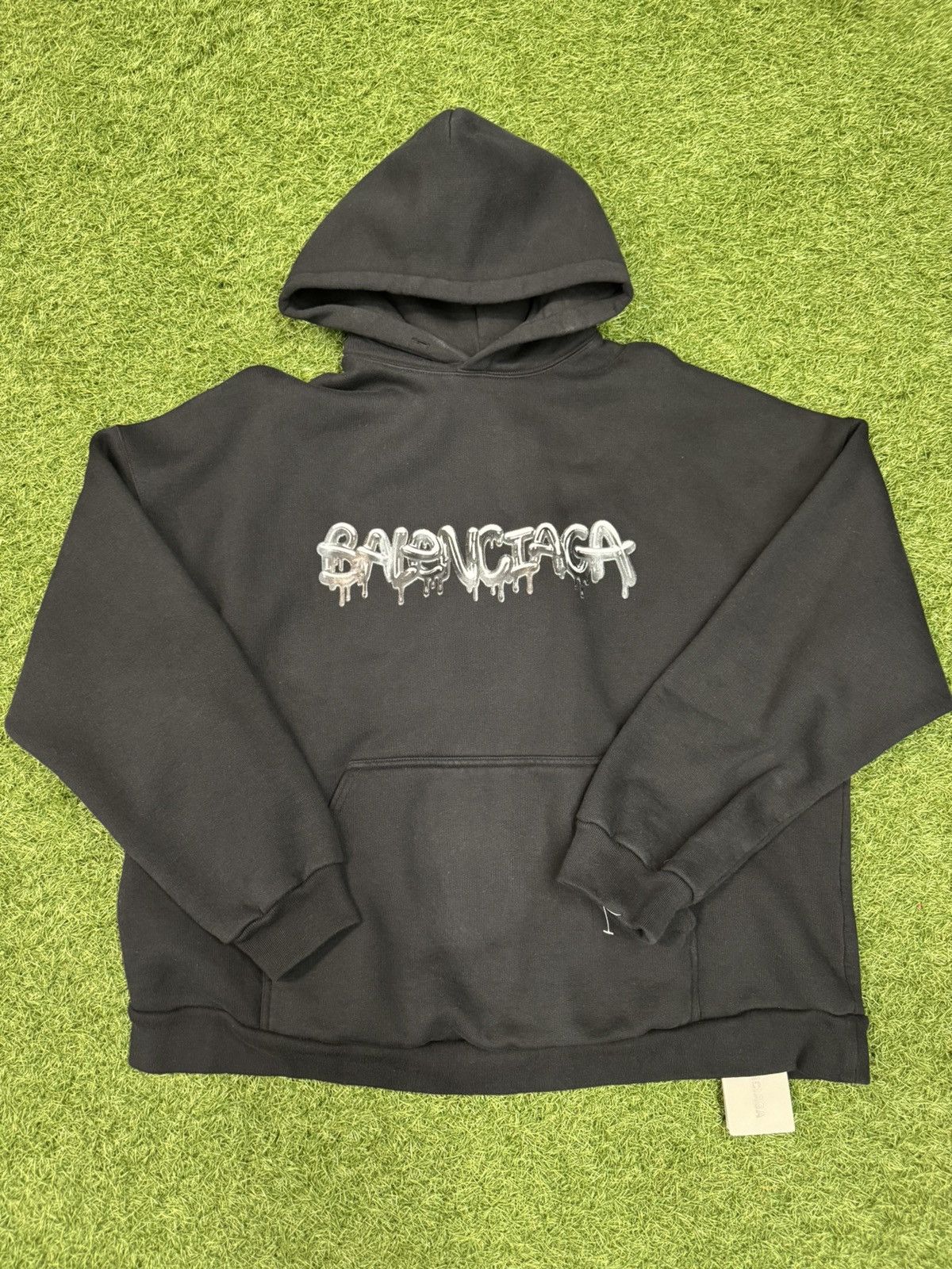 Balenciaga Balenciaga Bubble Logo Hoodie Size US M / EU 48-50 / 2 - 1 Thumbnail