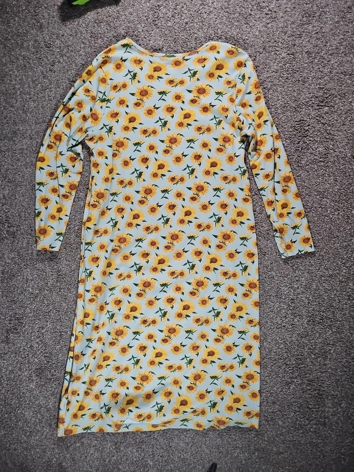 Lands' End Lands End L Sunflower Dress Size L / US 10 / IT 46 - 7 Thumbnail