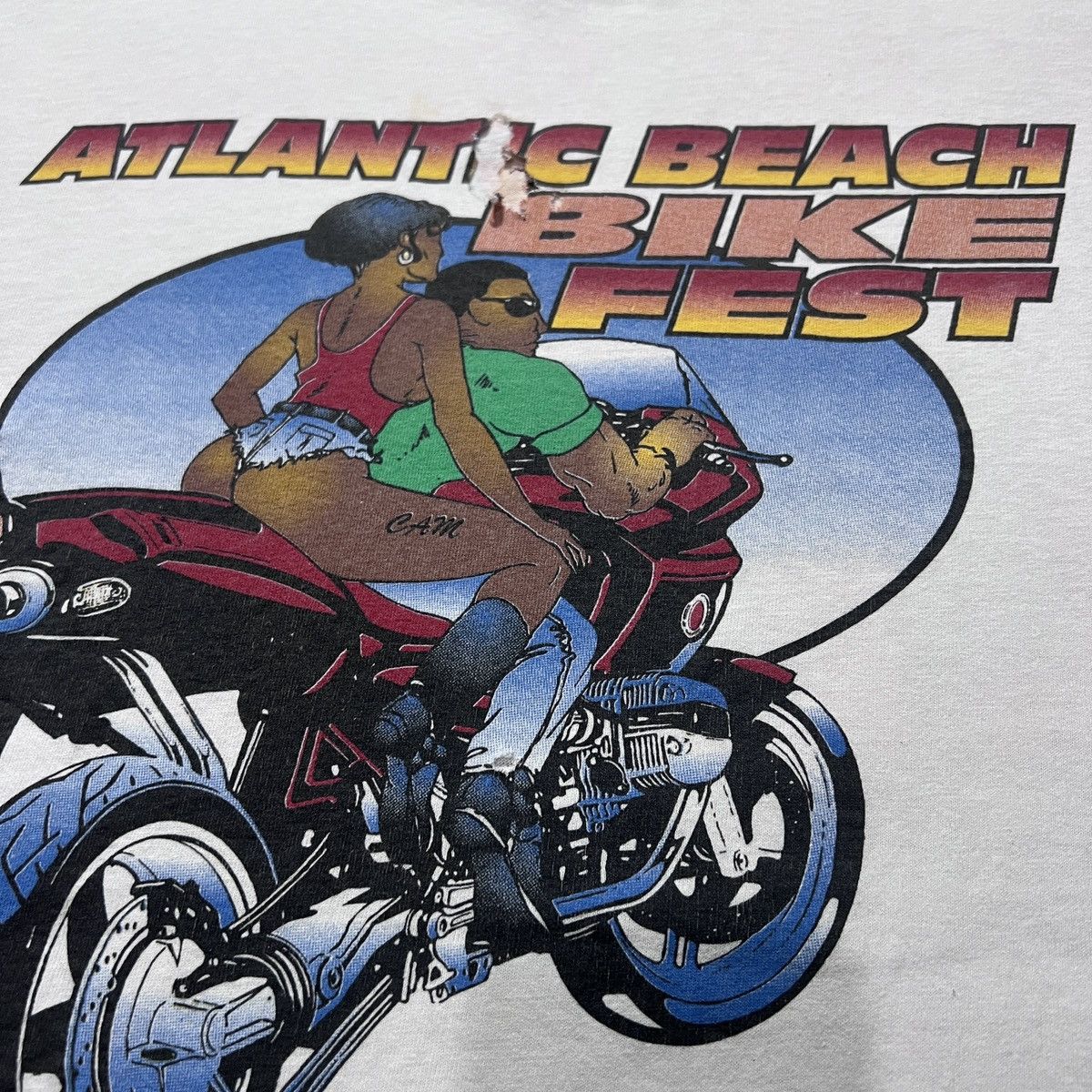 Rap Tees Vintage 90s ATLANTIC BEACH BIKE FEST BLACK HISTORY XL HIPHOP Size US XL / EU 56 / 4 - 3 Thumbnail