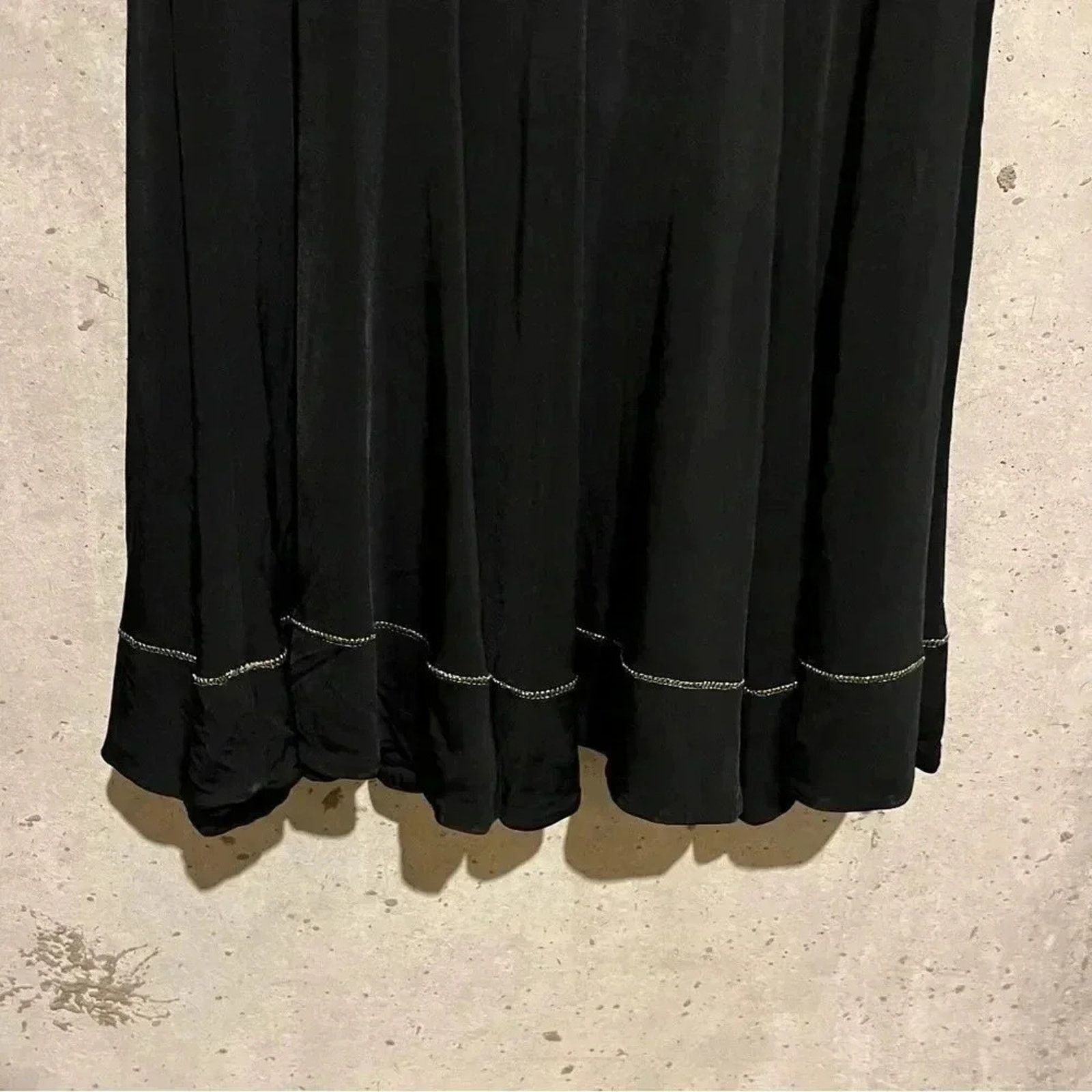 Just Cavalli Just Cavalli Midi Dress Sz 42 Black Y2K Sleeveless Size M / US 6-8 / IT 42-44 - 10 Thumbnail
