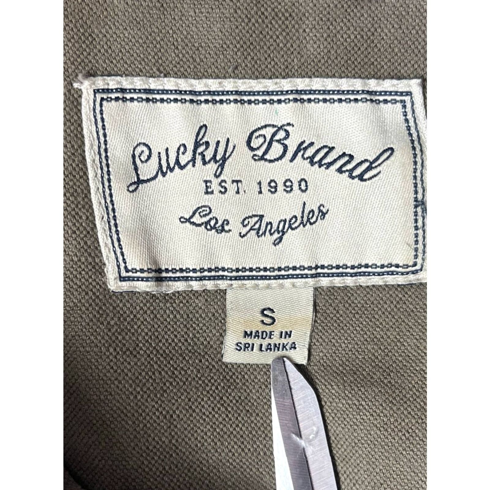 Lucky Brand Lucky Brand Jacket Women Size S Olive Green Full Zip Utility Cargo Long Sleeves Size S / US 4 / IT 40 - 6 Thumbnail