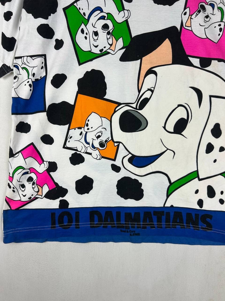 Disney × Vintage Vintage 90s Full Print 101 Dalmatians, Dog Cartoon/Childhood Size US L / EU 52-54 / 3 - 4 Thumbnail