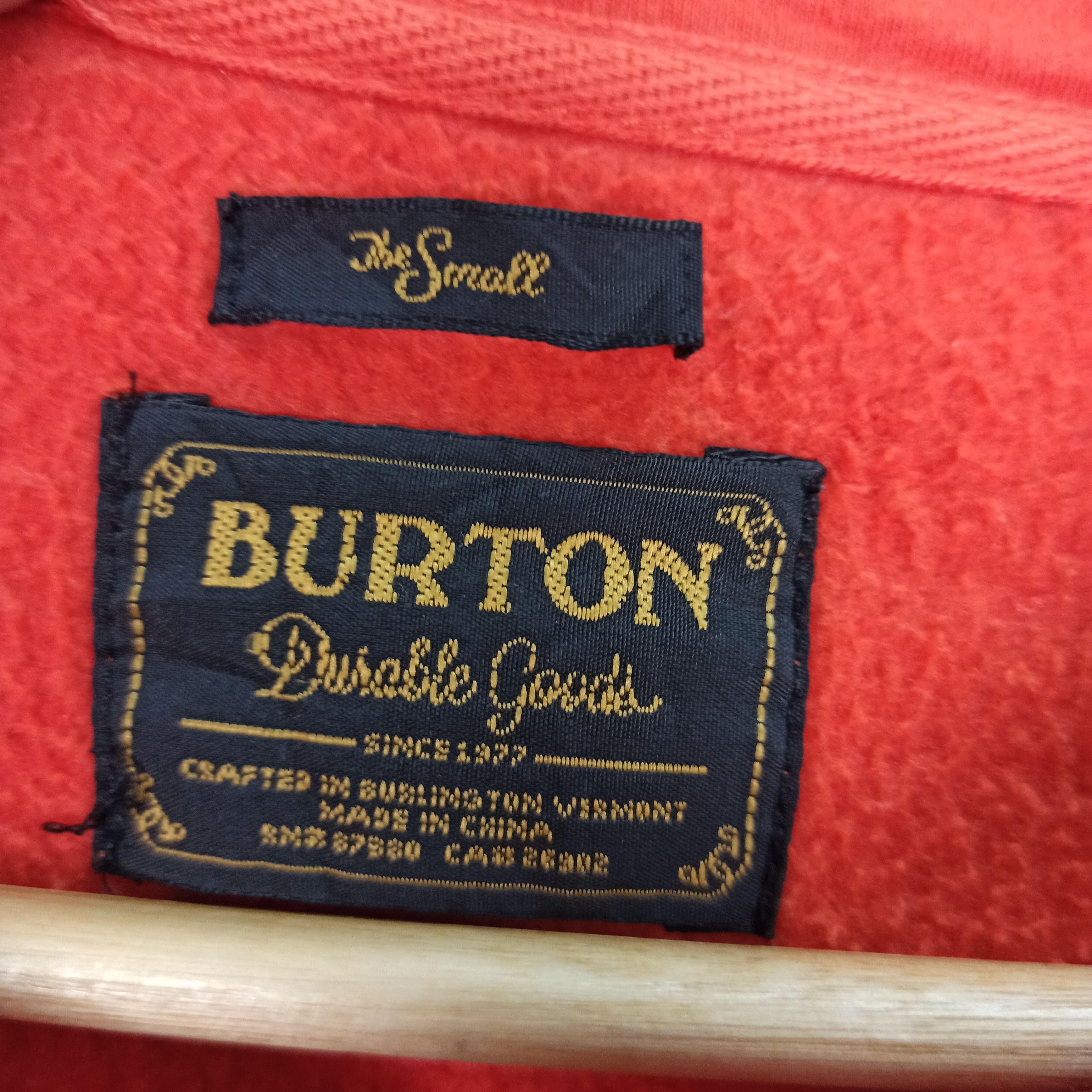 Burton Distressed Burton Hoodie Zipper Size US L / EU 52-54 / 3 - 11 Thumbnail