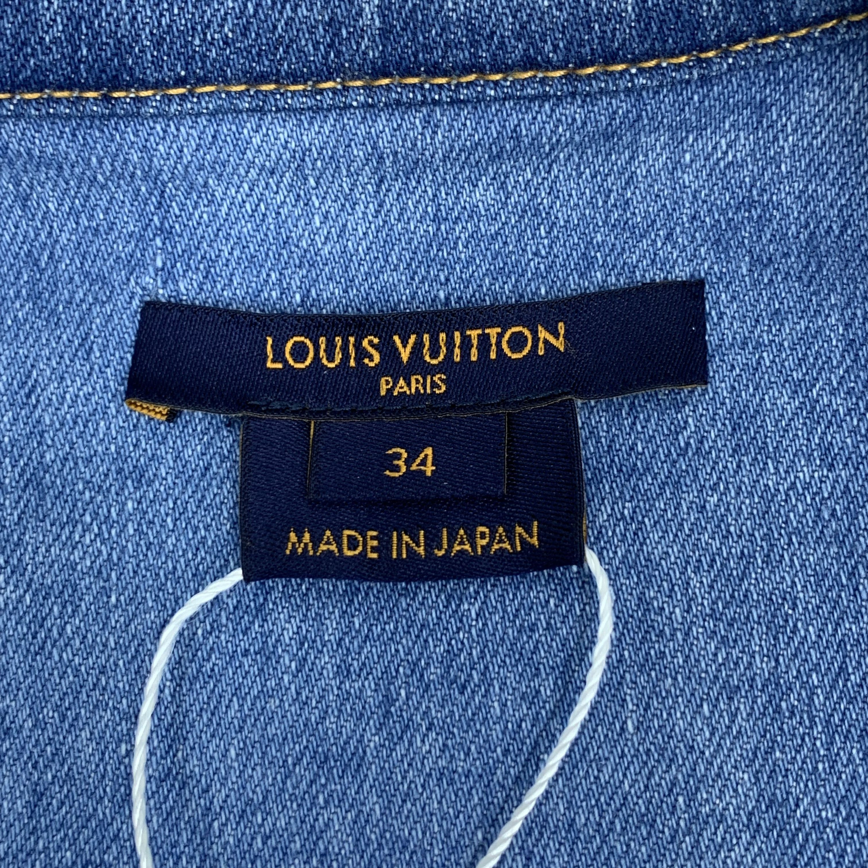 Louis Vuitton Louis Vuitton Jacket Paneled Denim Cotton Blue (Size XXS) Size XXS / US 00 / IT 34 - 2 Thumbnail