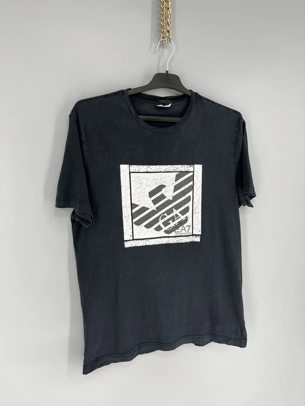Armani Vintage Y2K Emporio Armani Big Logo Designer Made In Size US M / EU 48-50 / 2 - 2 Thumbnail