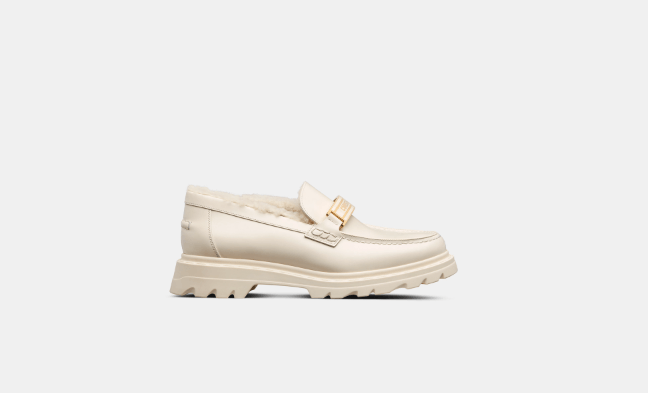 image of Dior O1Bcso1Str0224 Loafer In White, Women's (Size 8)