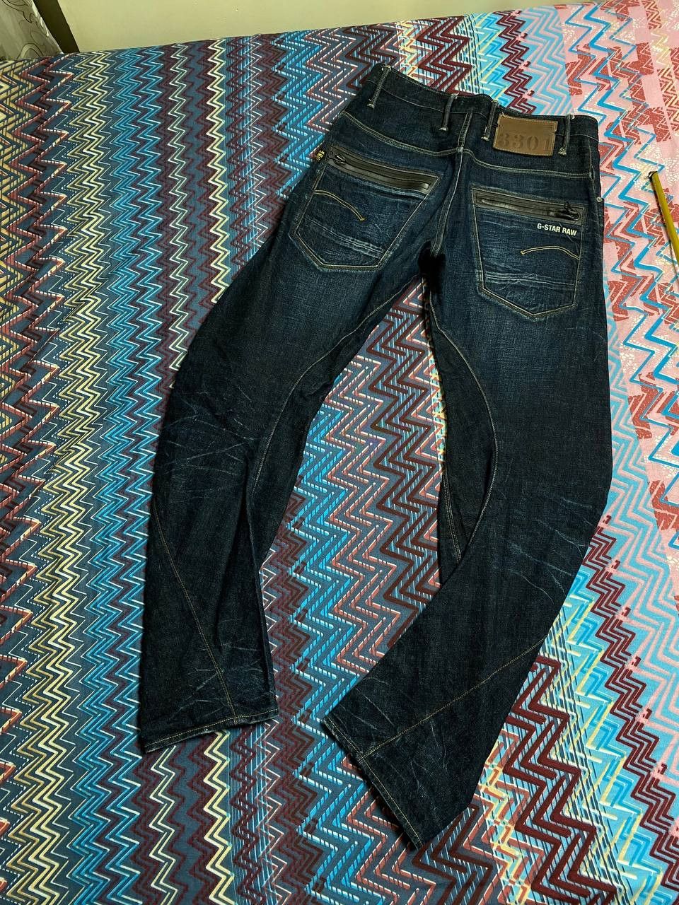 G-Star G Star Raw Mens D-Staq 3D Slim Denim Pants Jeans Size US 31 - 10 Thumbnail