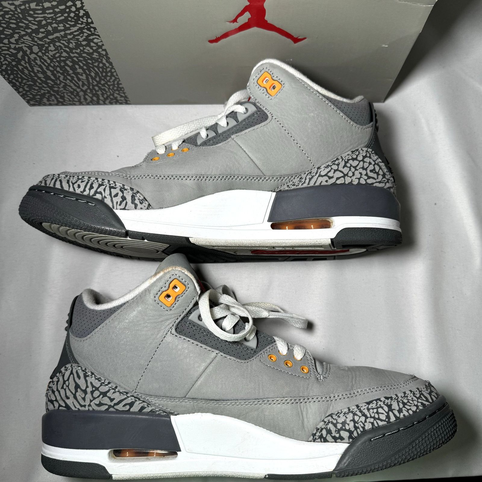 Jordan Brand × Nike Size 9.5 - Air Jordan 3 Retro Cool Grey 2021 Men's Shoes Size US 9.5 / EU 42-43 - 3 Thumbnail