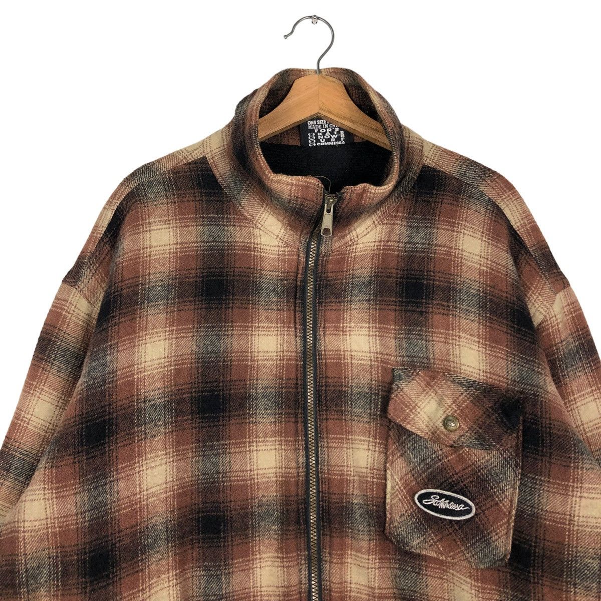 Hysteric Glamour 🔥CHECKED TARTAN DESIGN ANORAK JACKET SCOMTHESSA Size US L / EU 52-54 / 3 - 3 Thumbnail