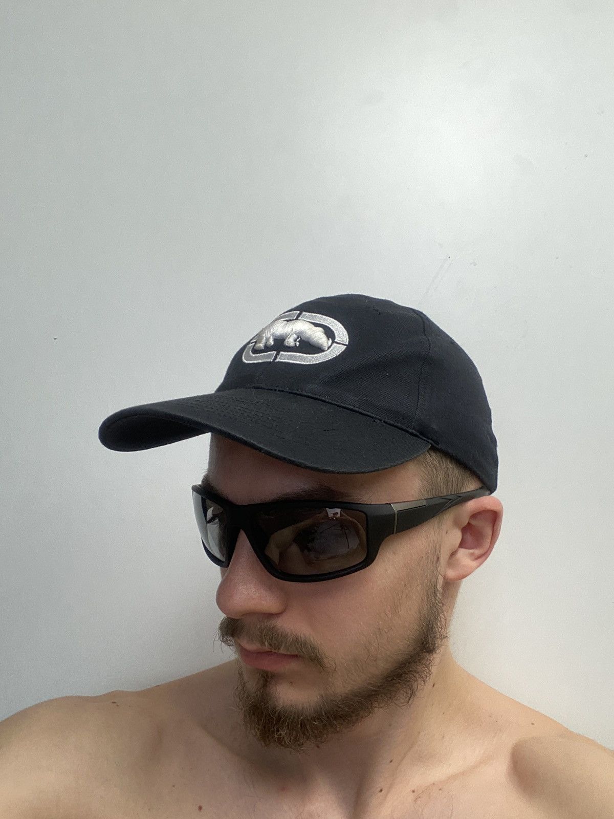 Ecko Unltd. × Vintage Vintage Ecko Unltd. Marc Ecko Big Logo FlexFit Cap Hat Rap Size ONE SIZE - 11 Thumbnail