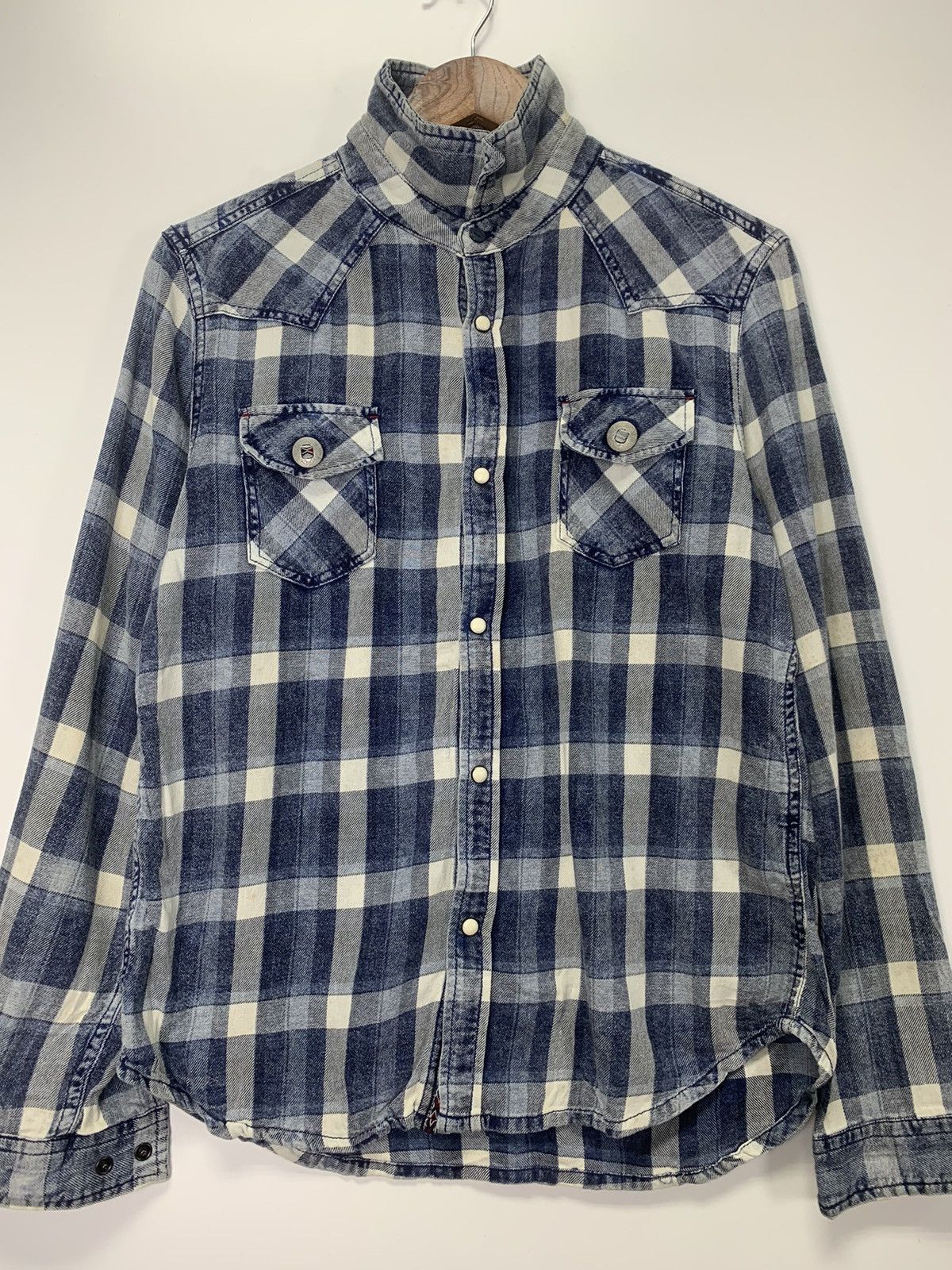 Flannel × Japanese Brand × Vintage Vintage Oilcake Western flannel Size US M / EU 48-50 / 2 - 2 Thumbnail