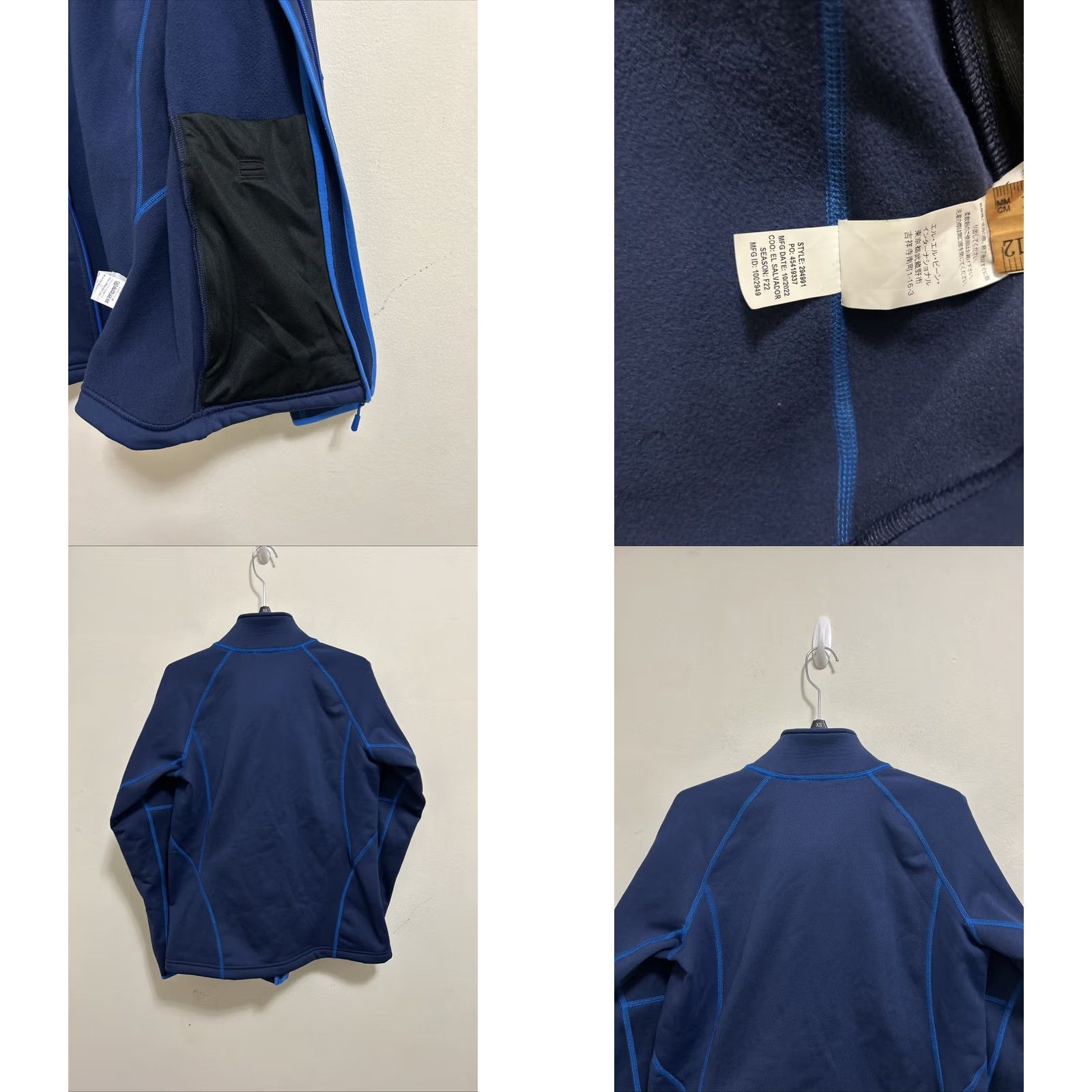 Vintage VINTAGE? No. L.L. Bean ProStretch Fleece Jacket Womens Medium Blue Full Zip Lightweight 294991 Size M / US 6-8 / IT 42-44 - 8 Thumbnail