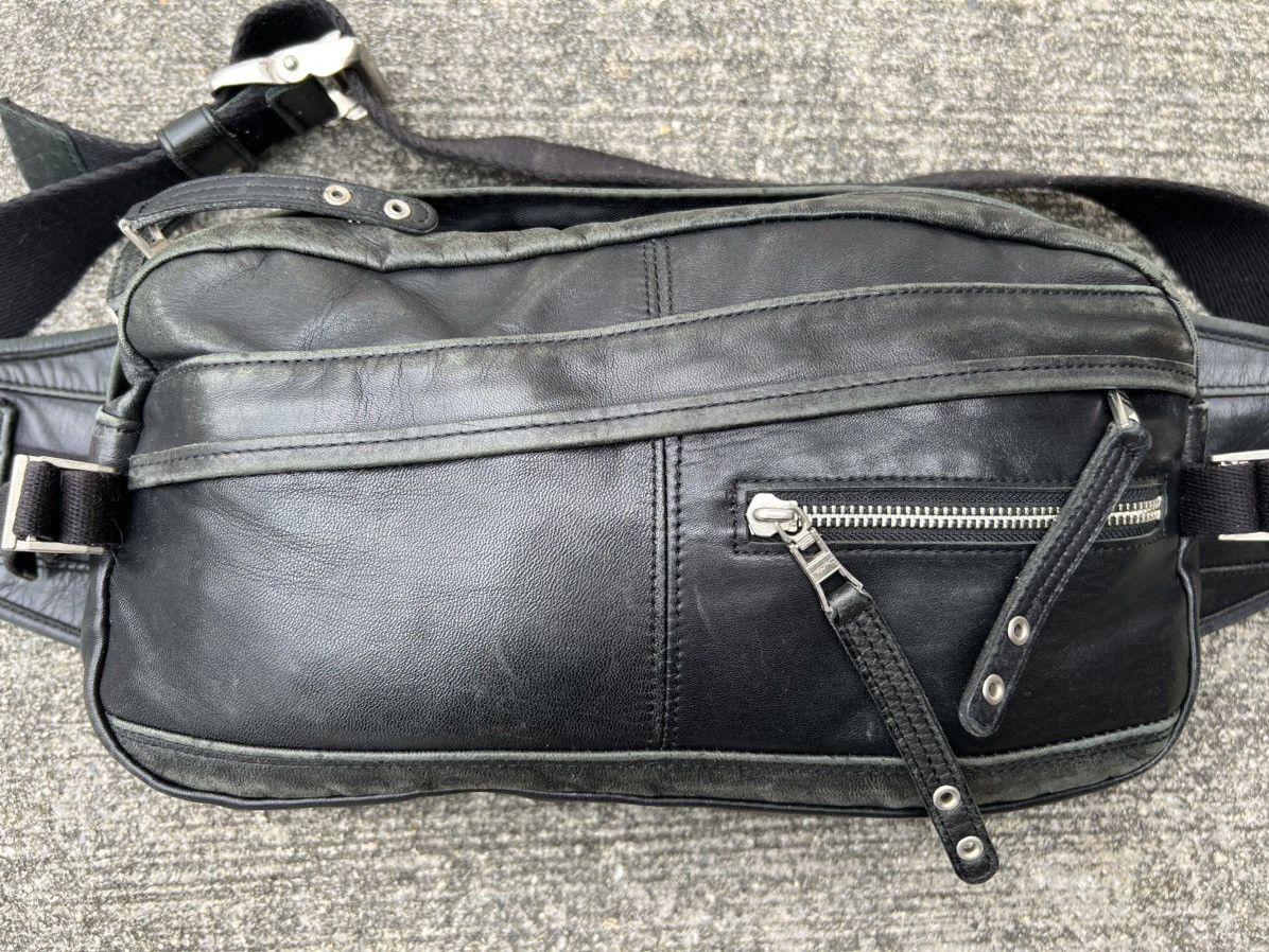 Leather Vintage Masterpiece Japan Patina Black Leather Bag Size ONE SIZE - 10 Thumbnail