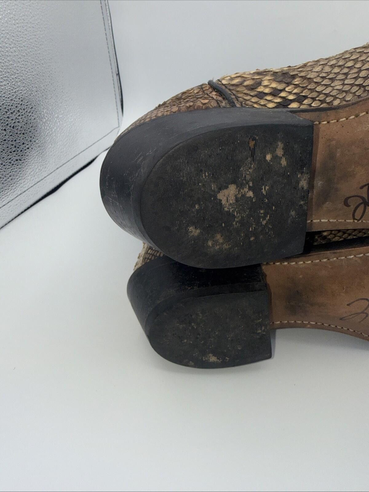 Other Vintage 9D Laredo Python Snakeskin Western Cowboy Boots USA Size US 9 / EU 42 - 7 Thumbnail