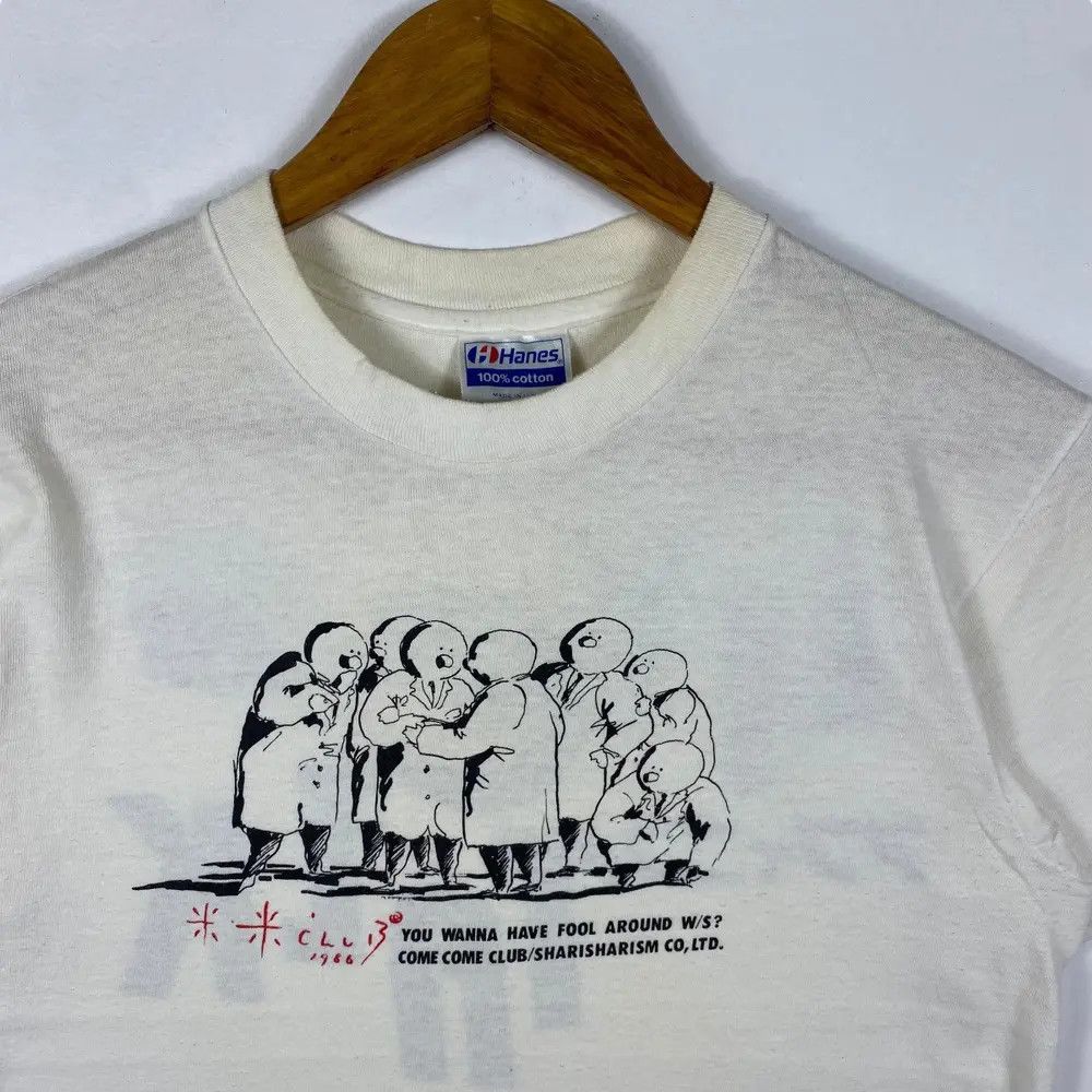 Vintage Vintage 80's LIVE TALK Come Come Club 1987 Tee Shirt Medium Size US M / EU 48-50 / 2 - 2 Thumbnail