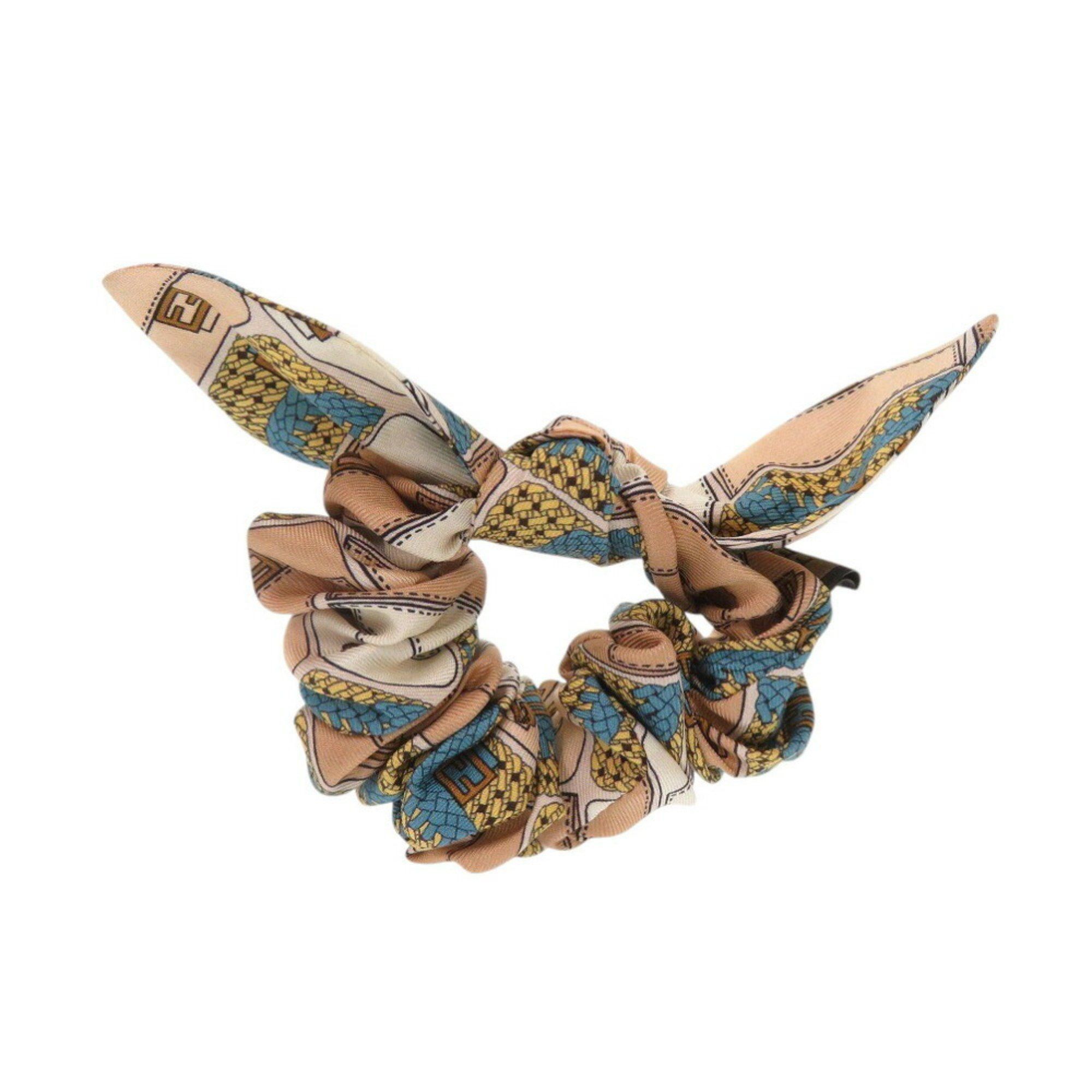 Fendi Scrunchie Silk Pink 1899FENDI