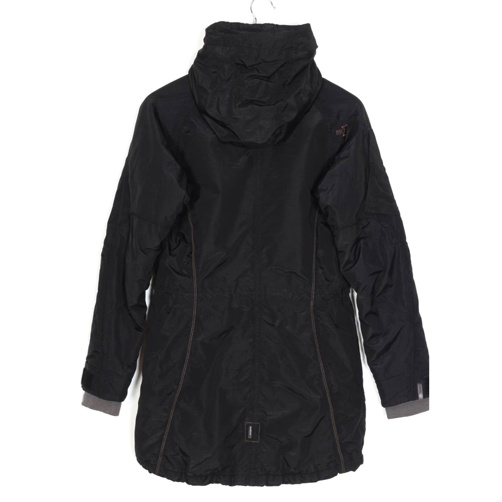 Vintage DIDRIKSONS Parka Jacket Women Size 34 Hooded Insulated Waterproof MJ4641 Black - Jacket, Women, Parka, Winter, All Seasons, Regular, XS-Plus? Size XXS / US 00 / IT 34 - 2 Thumbnail