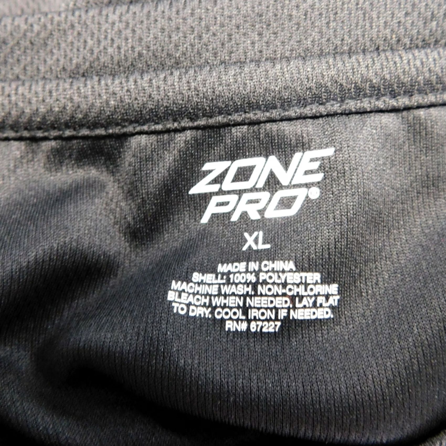 Vintage Zone Pro Men's Long Sleeve T-Shirt Crew Neck Black XL Sports Shirt Size US XL / EU 56 / 4 - 4 Thumbnail