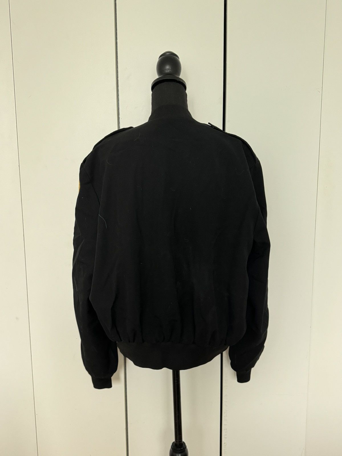 Vintage Black Vintage 90s Navy JROTC Bomber Jacket Size US M / EU 48-50 / 2 - 2 Thumbnail