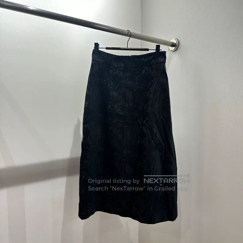 Saint Laurent Paris Saint Laurent Paris size F34 Pure Silk Imitation Lace Size 26" / US 2 / IT 38 - 1 Thumbnail