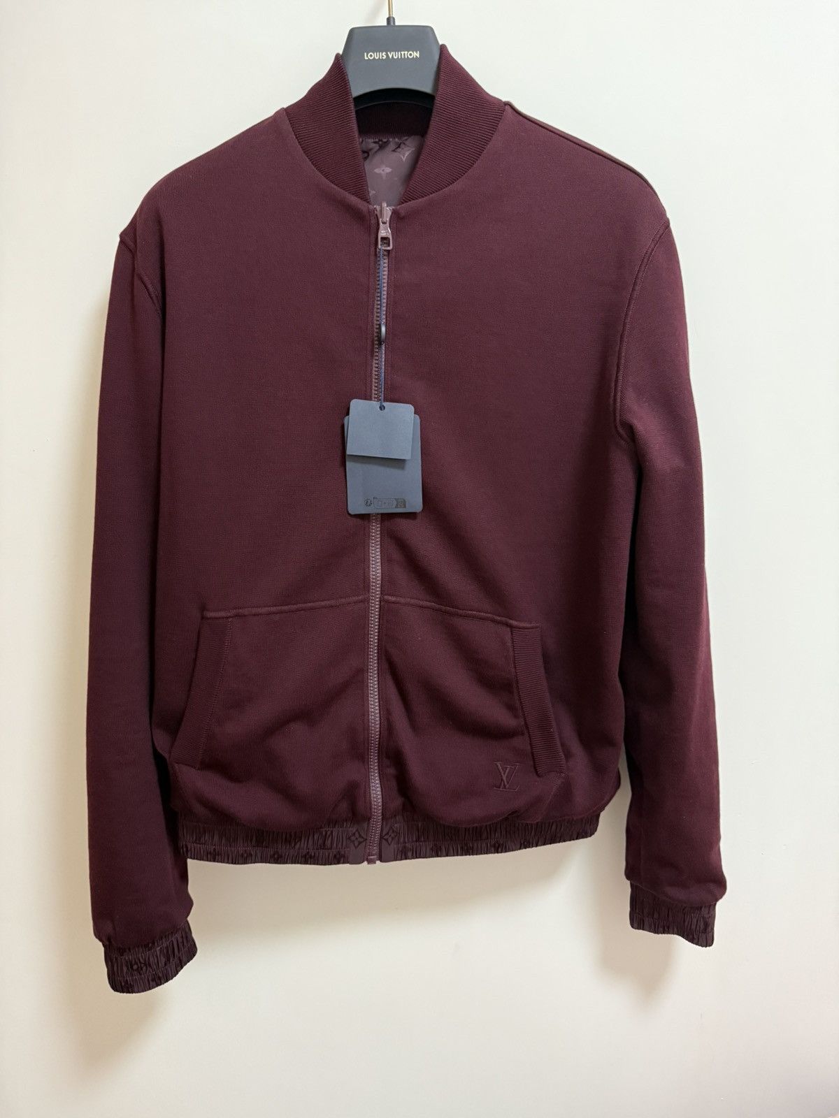 Louis Vuitton Louis Vuitton burgundy monogram reversible bomber jacket S Size US S / EU 44-46 / 1 - 6 Thumbnail