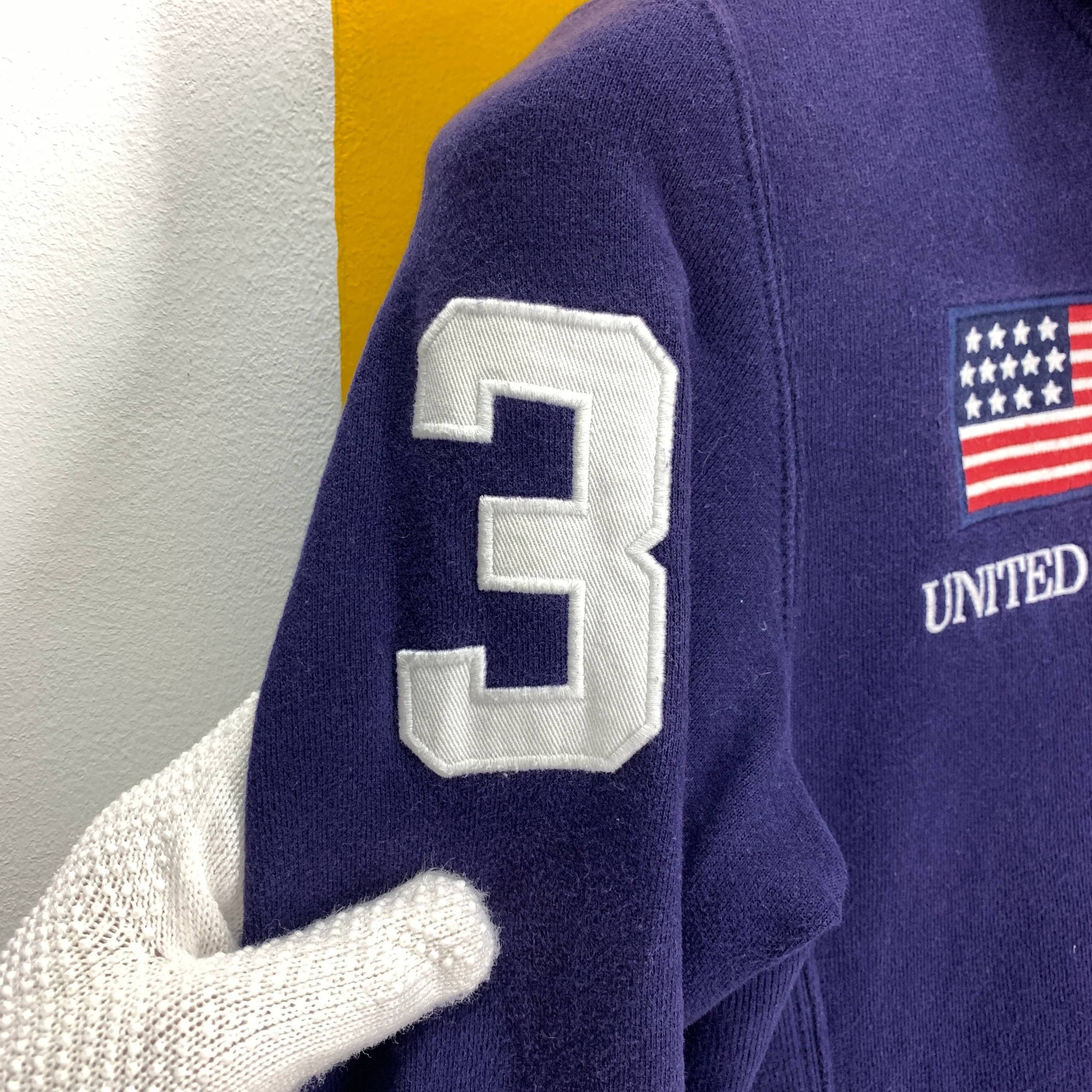 Ralph Lauren RALPH LAUREN SPORT Flip Collar Sweatshirt #2608/Z Size US XS / EU 42 / 0 - 4 Thumbnail