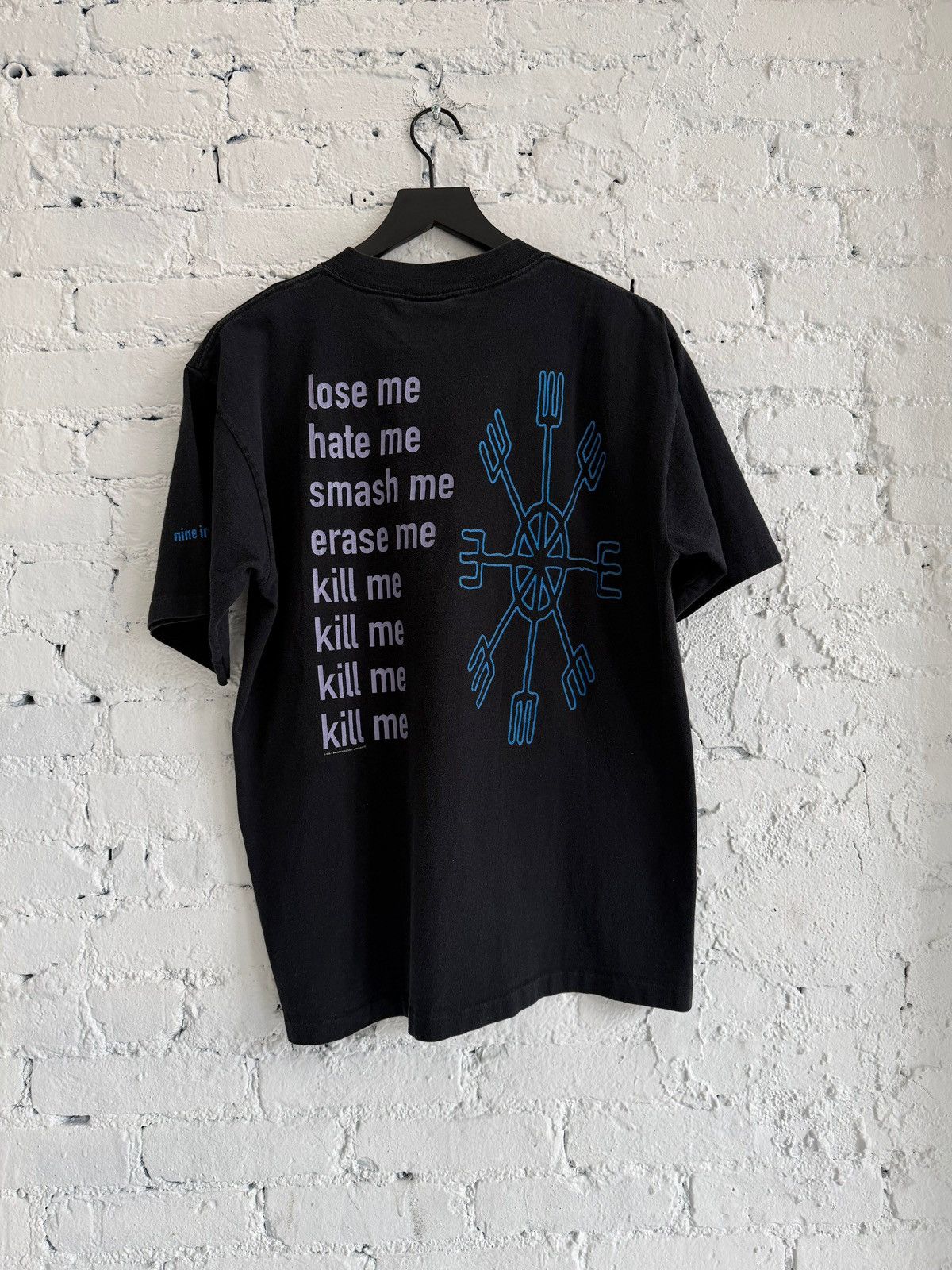Vintage 1995 NINE INCH NAILS ‘ERASER’ TEE Size US L / EU 52-54 / 3 - 2 Thumbnail