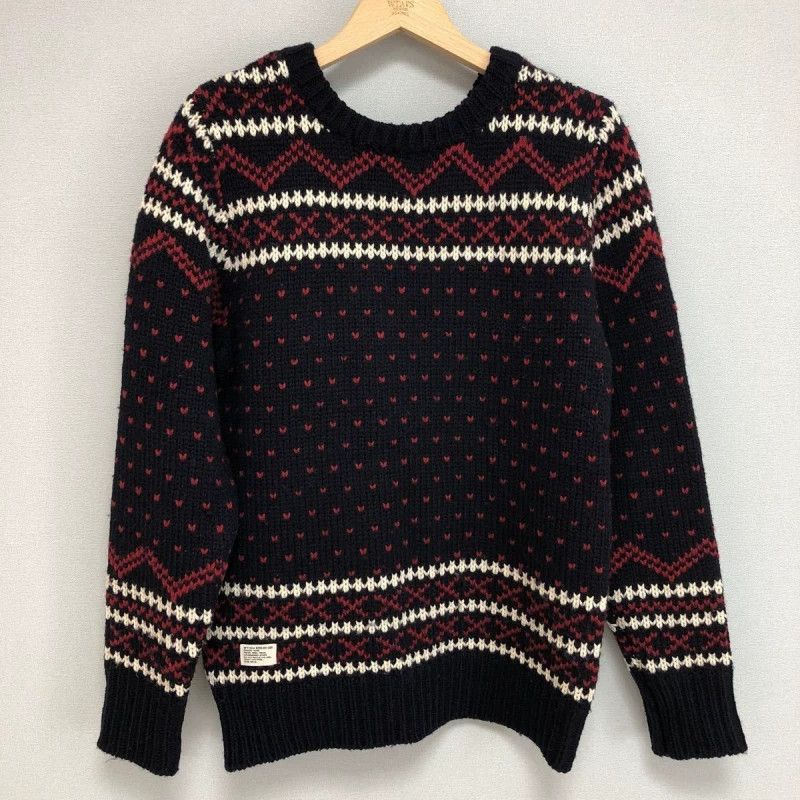 Wtaps WTAPS MONTBLANC M crewneck striped new thick stretchy Size US M / EU 48-50 / 2 - 1 Thumbnail