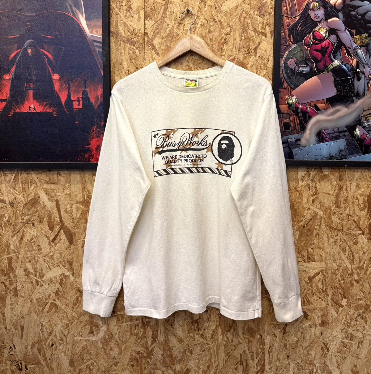 Bape Vintage A Bathing Ape Longsleeve Shirt 🔥 Size US M / EU 48-50 / 2 - 5 Thumbnail