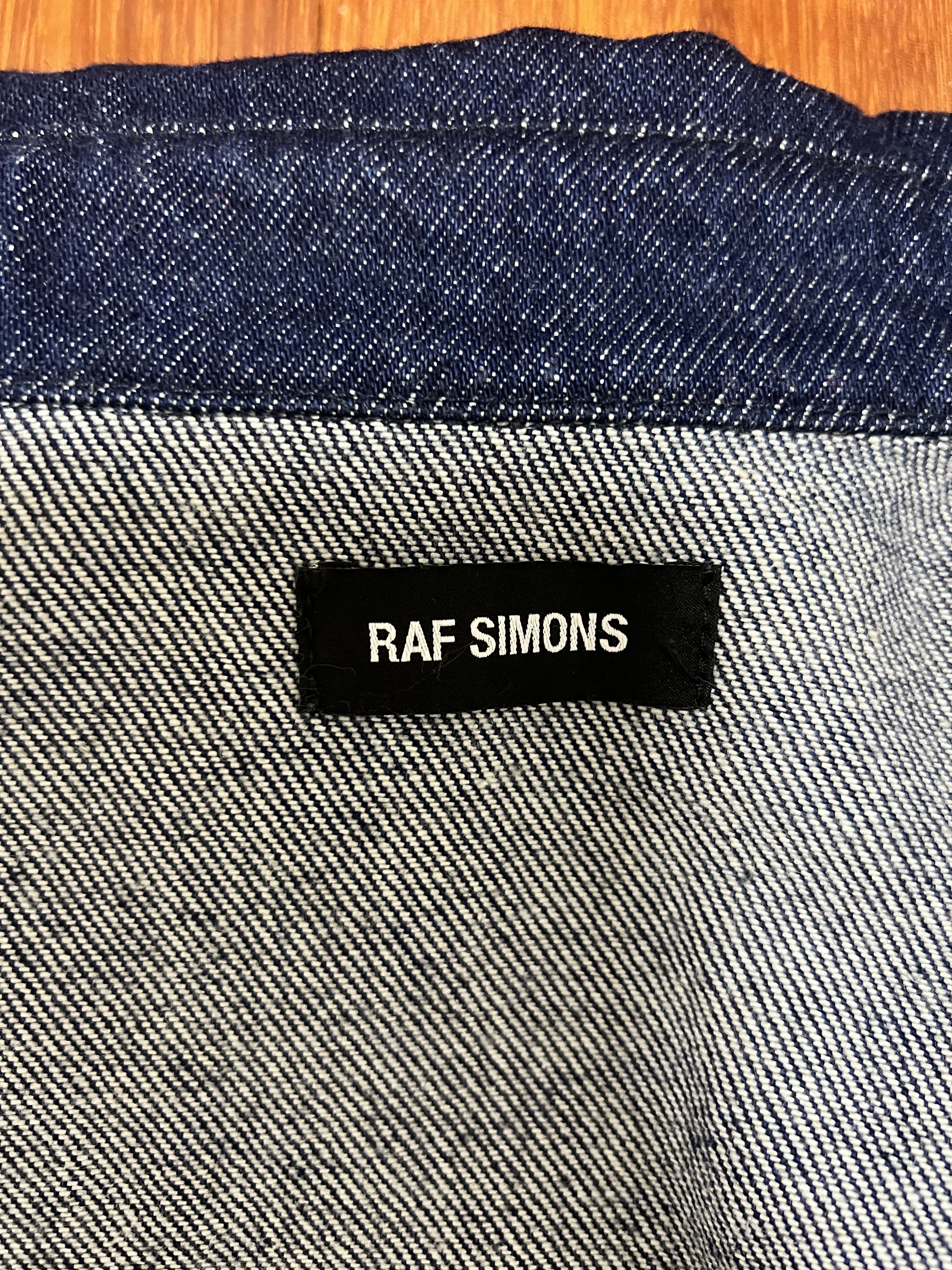 Raf Simons 💚 AW21 Raf Simons Straight Fit Denim Shirt Medium NEW Size US M / EU 48-50 / 2 - 7 Thumbnail