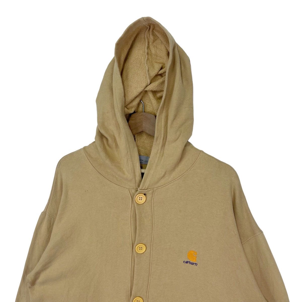 Carhartt × Carhartt Wip Vintage Carhartt Button Hoodie Sweater Size US XL / EU 56 / 4 - 4 Thumbnail